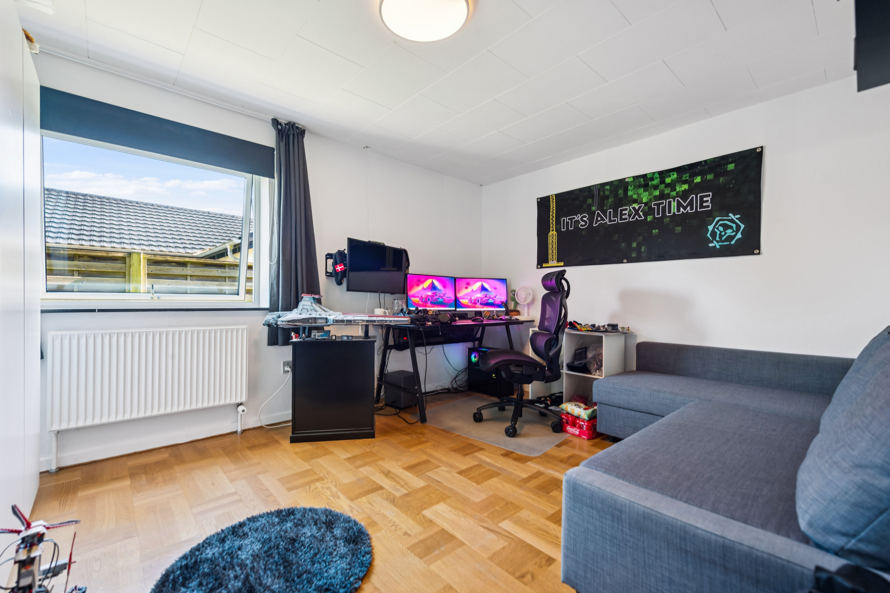 Fremhævet stue billede i fuldskærmstilstand. Billede af Rørager 9, 2670 Greve