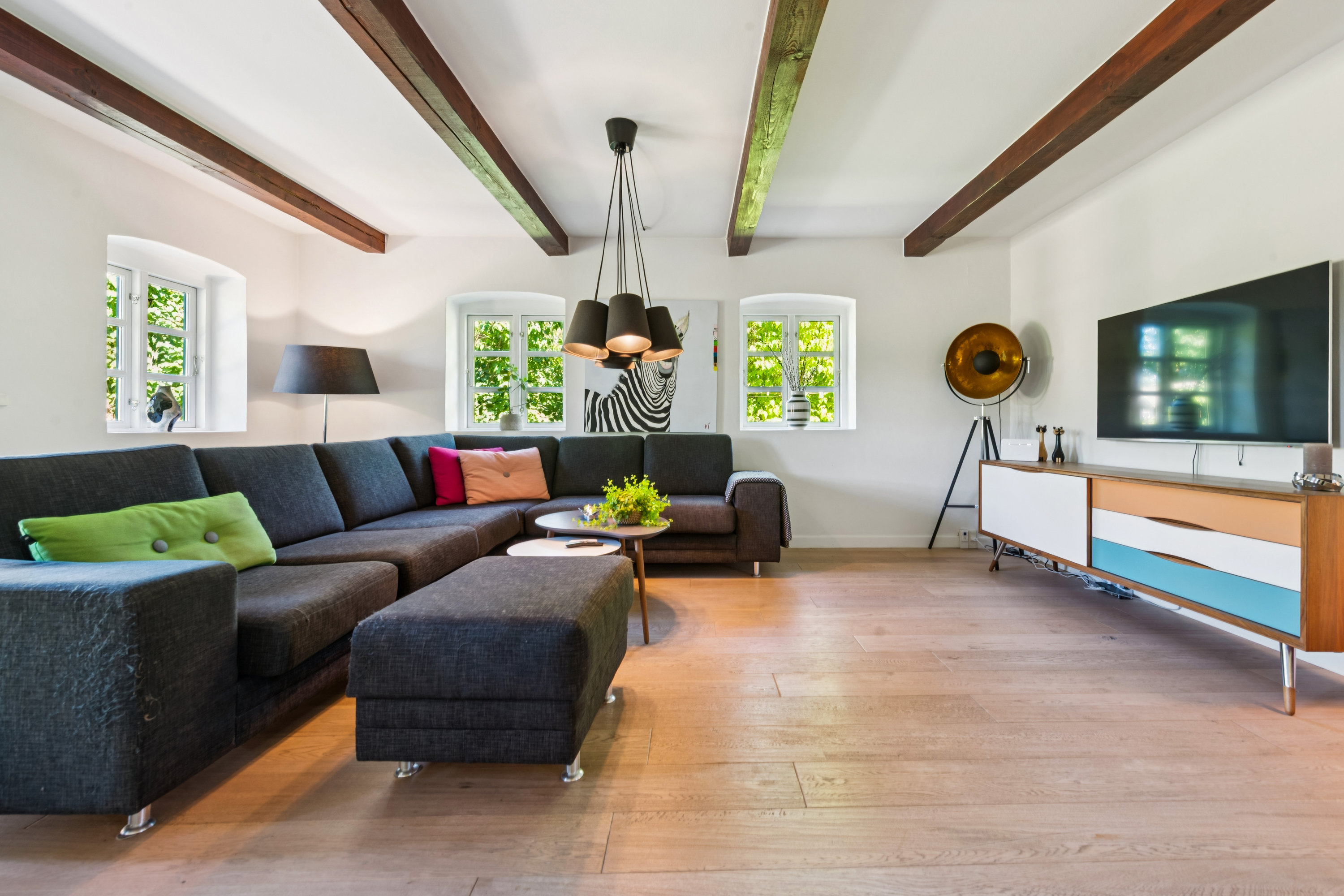 Fremhævet stue billede i fuldskærmstilstand. Billede af Lillegade 33, 2670 Greve