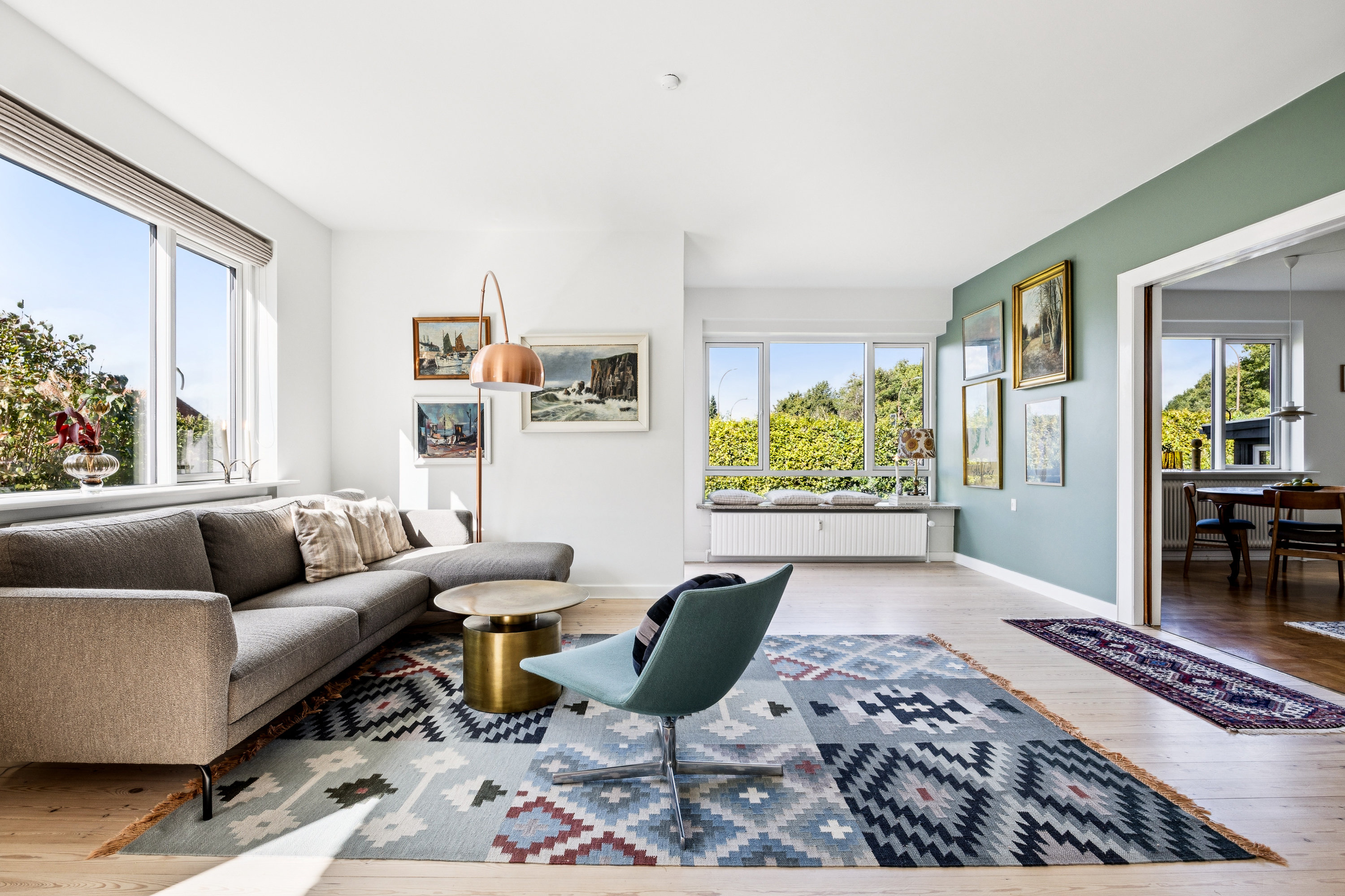 Fremhævet stue billede i fuldskærmstilstand. Billede af Klosteralleen 18, 4100 Ringsted