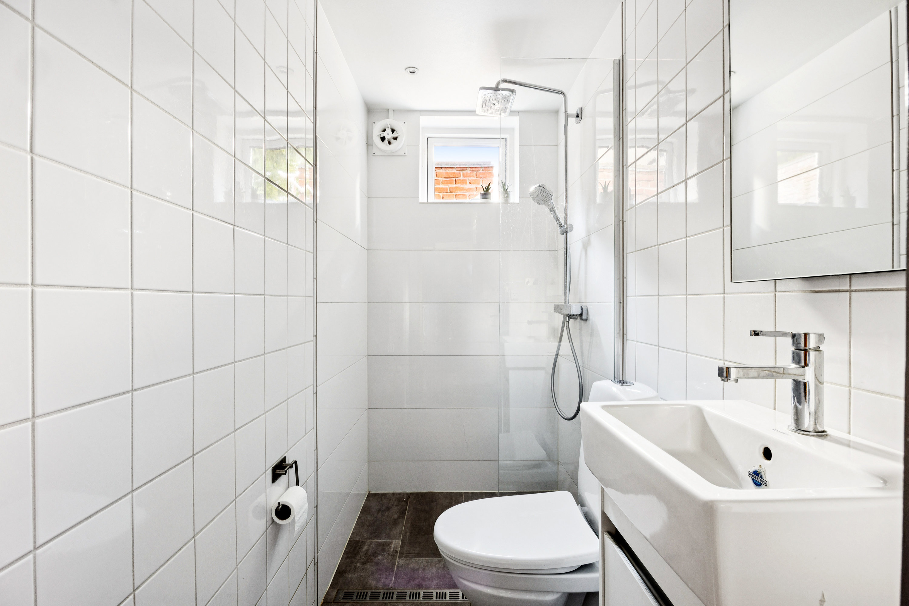 Fremhævet badeværelse billede i fuldskærmstilstand. Billede af Klosteralleen 18, 4100 Ringsted