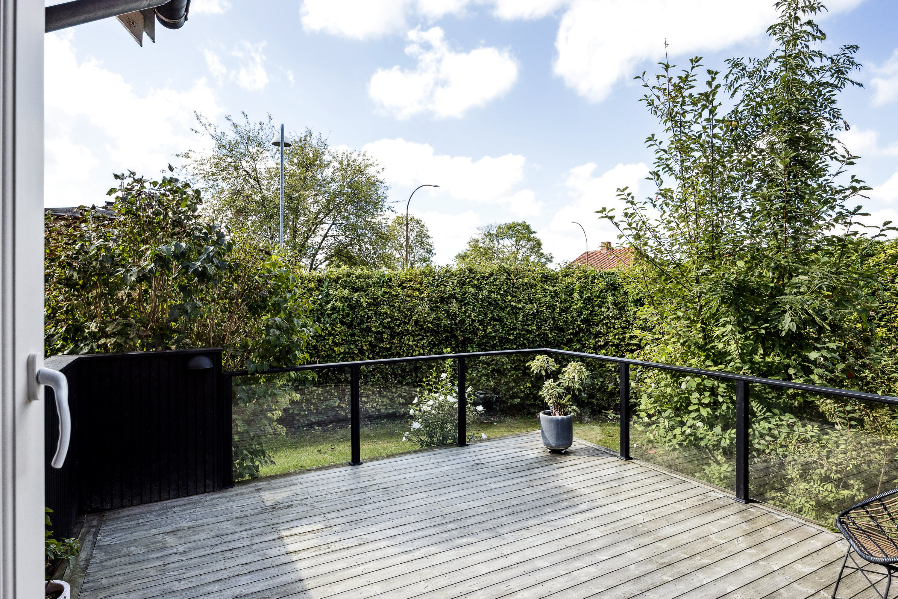 Fremhævet terrasse billede i fuldskærmstilstand. Billede af Klosteralleen 18, 4100 Ringsted