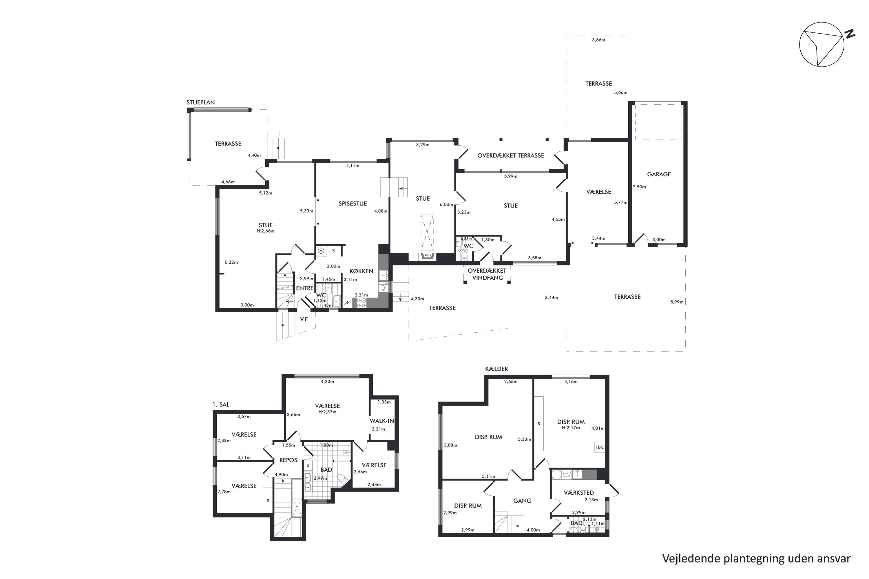Plantegninger billede af Klosteralleen 18, 4100 Ringsted