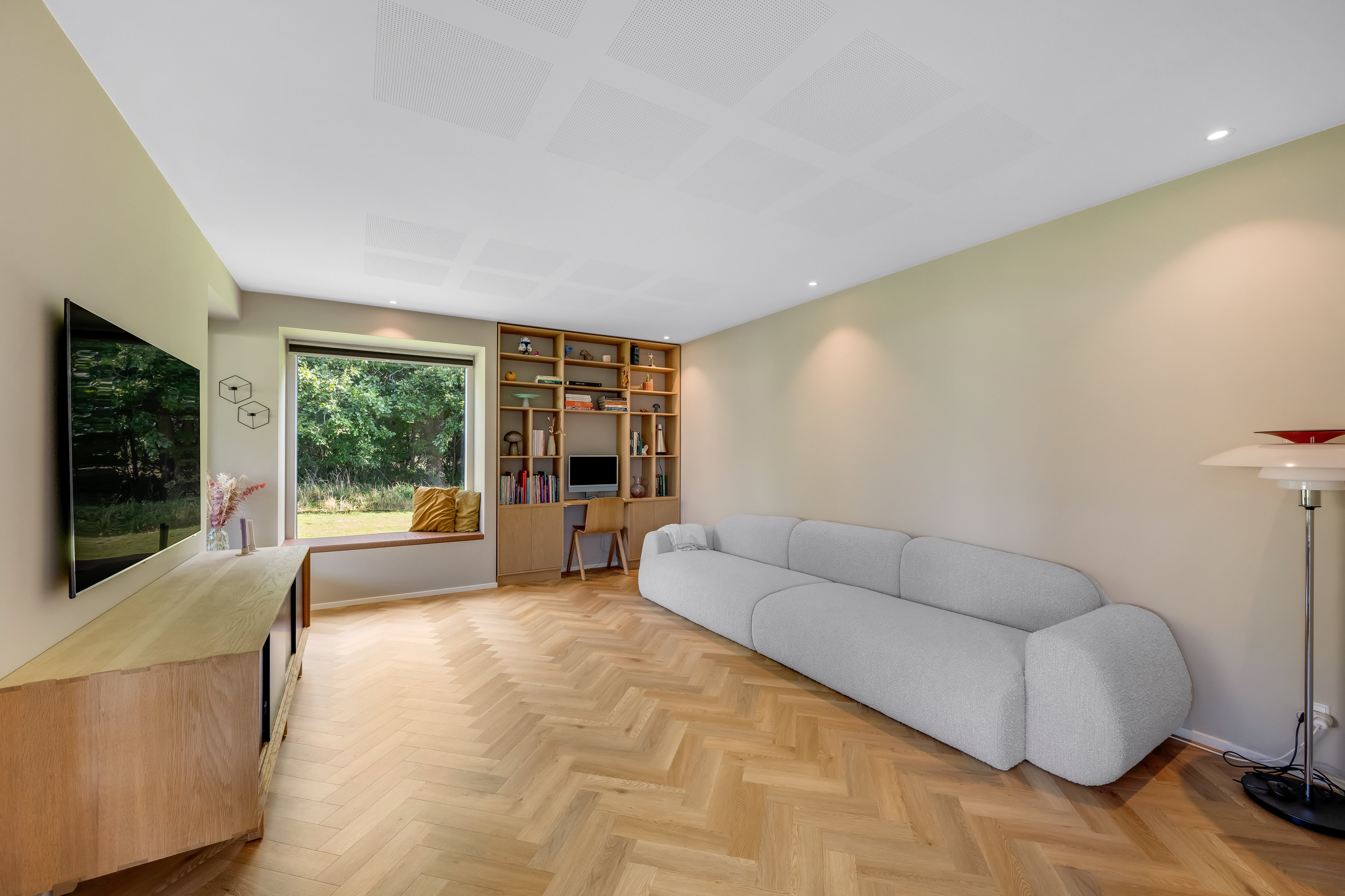 Fremhævet stue billede i fuldskærmstilstand. Billede af Oldager Allé 40, 6900 Skjern