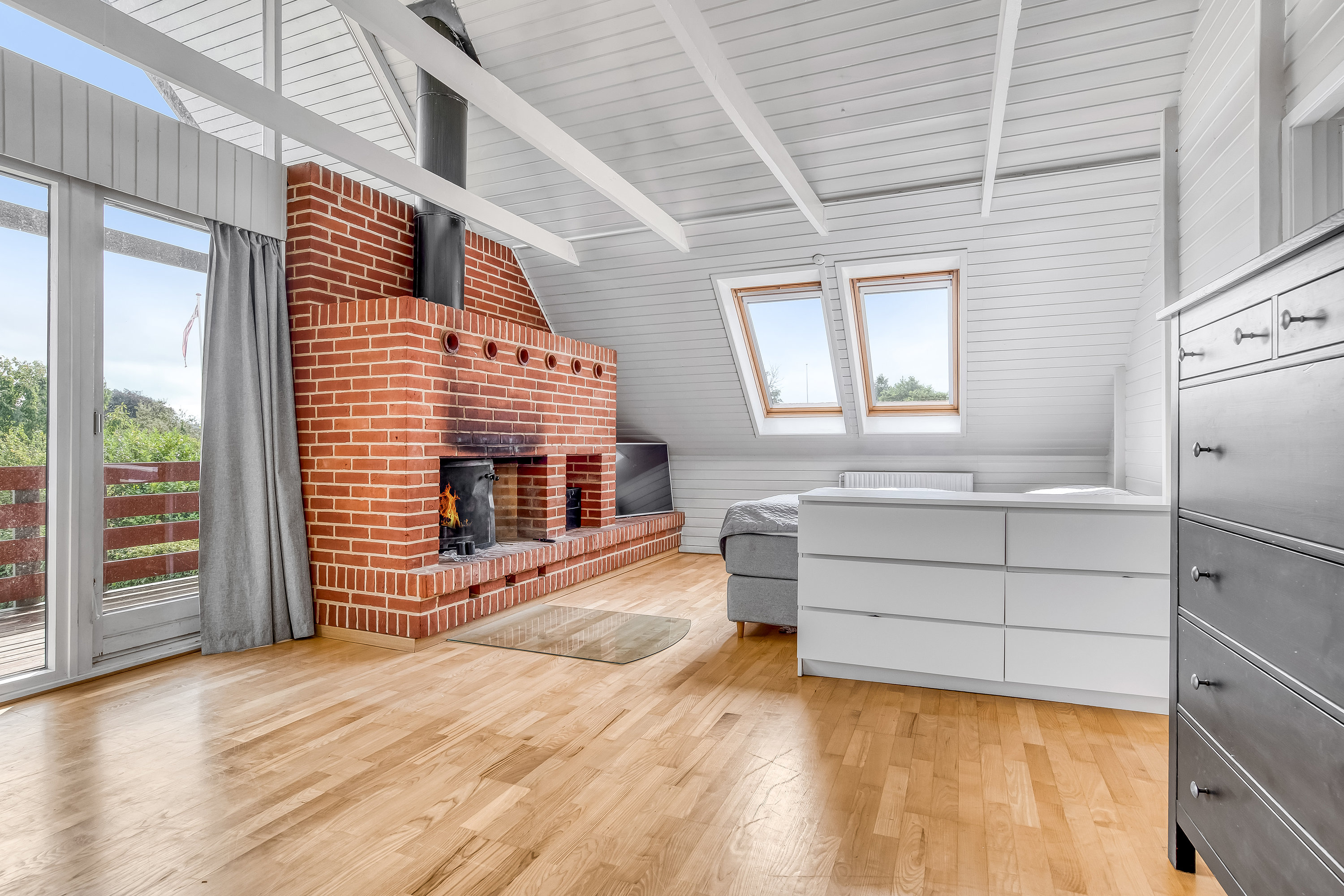 Fremhævet stue billede i fuldskærmstilstand. Billede af Kingosvej 22, 7400 Herning