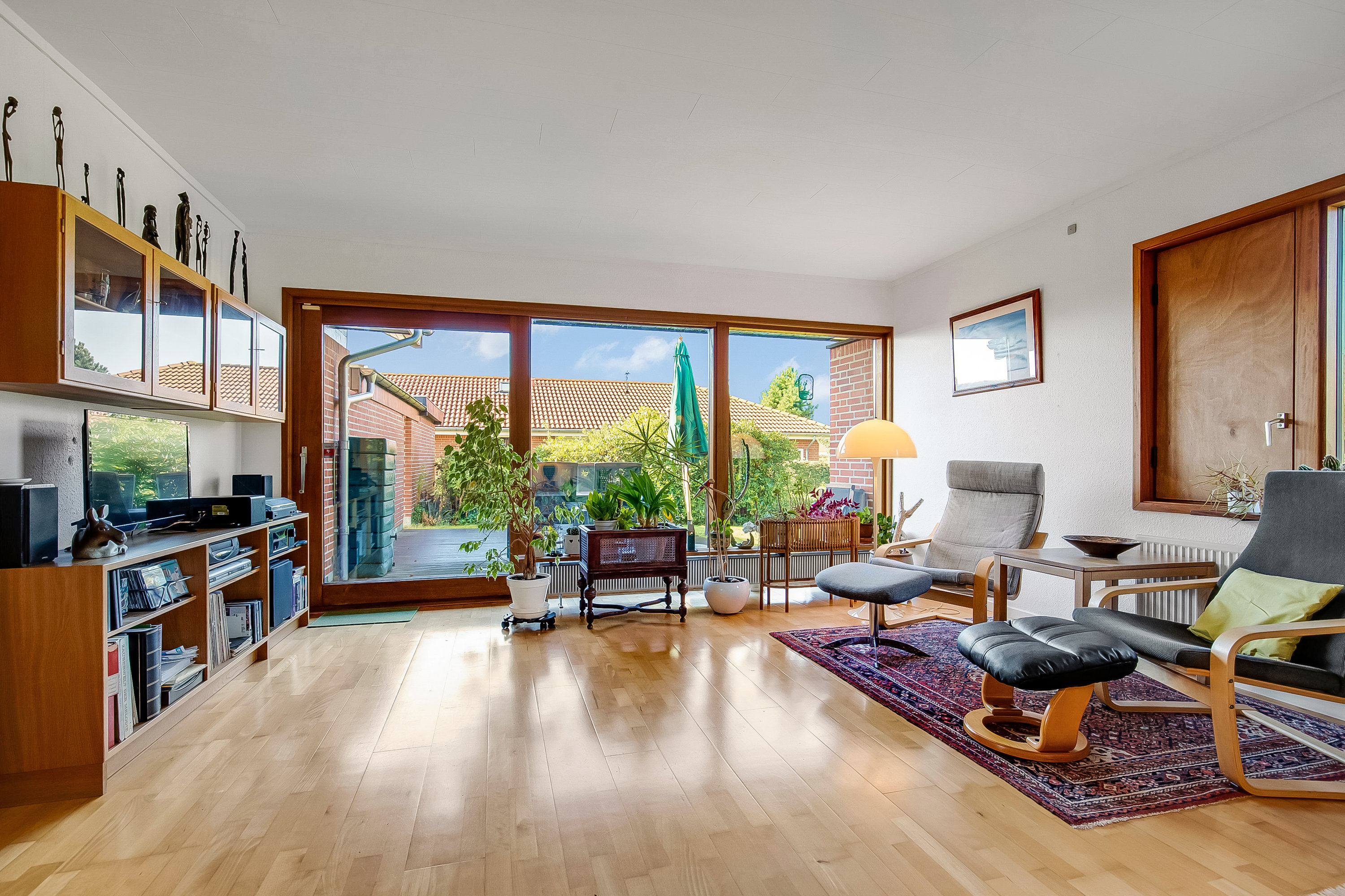 Fremhævet stue billede i fuldskærmstilstand. Billede af Søndergyden 6, Skanderup, 6640 Lunderskov