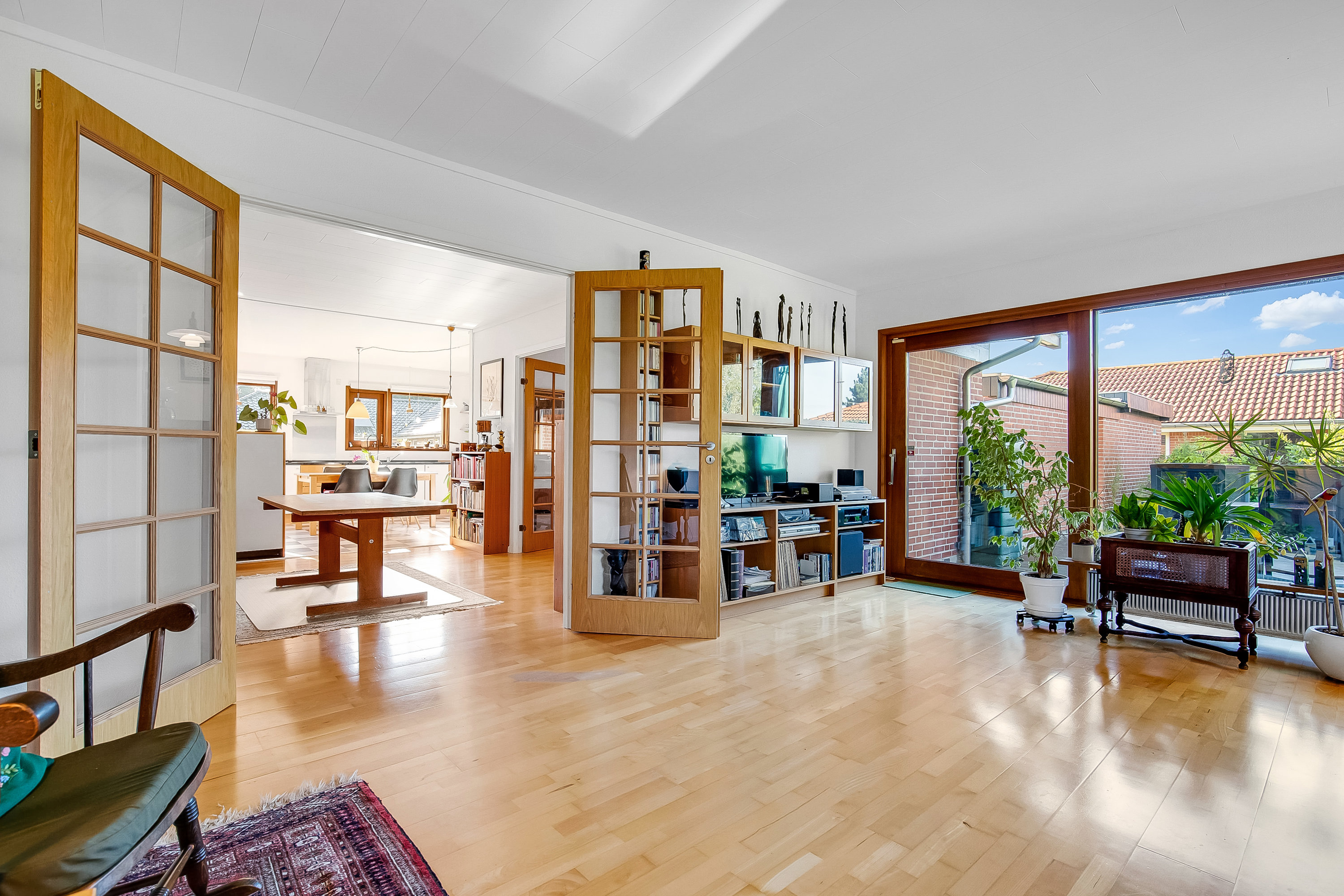 Fremhævet stue billede i fuldskærmstilstand. Billede af Søndergyden 6, Skanderup, 6640 Lunderskov