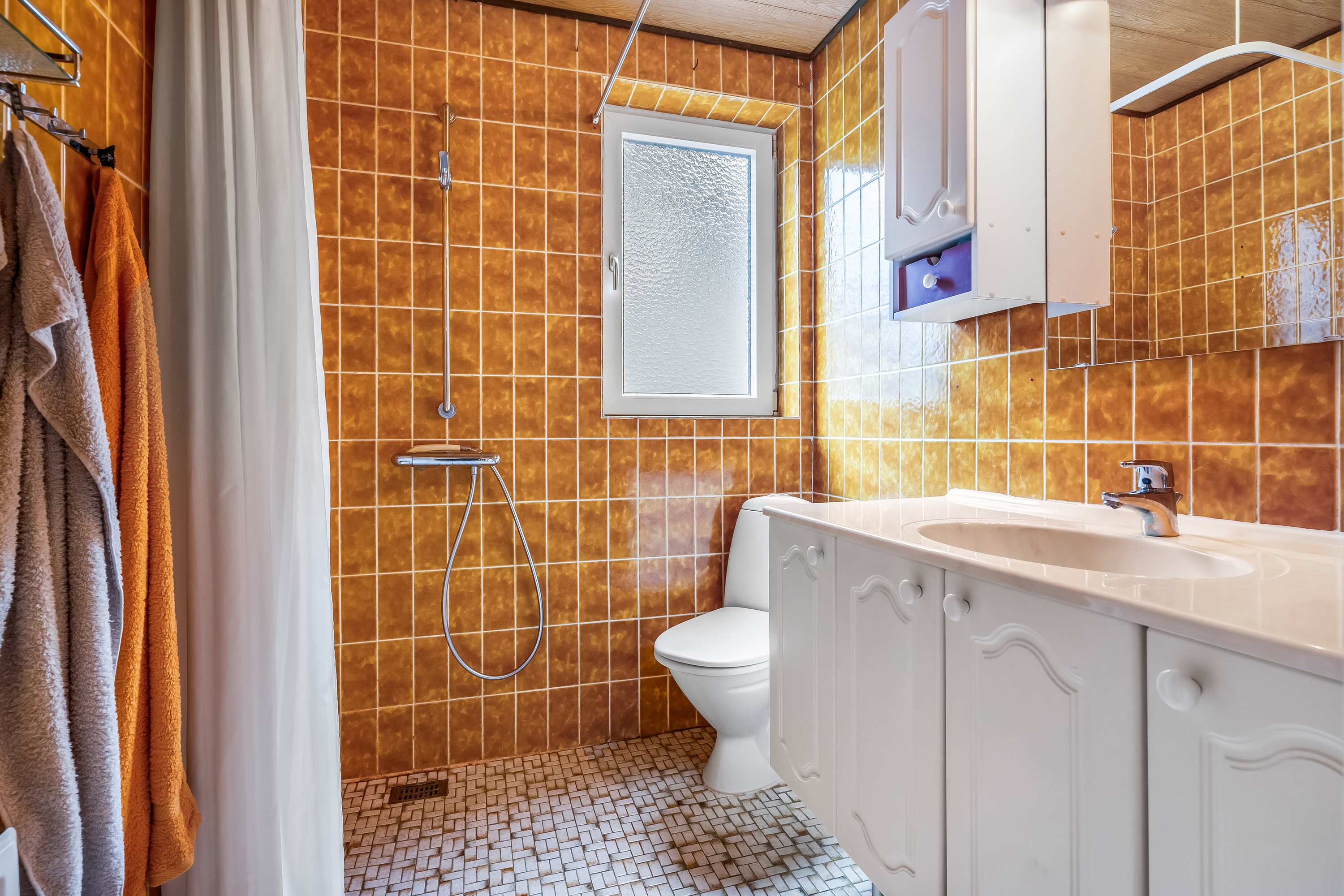 Fremhævet badeværelse billede i fuldskærmstilstand. Billede af Borupsvej 1, 7550 Sørvad