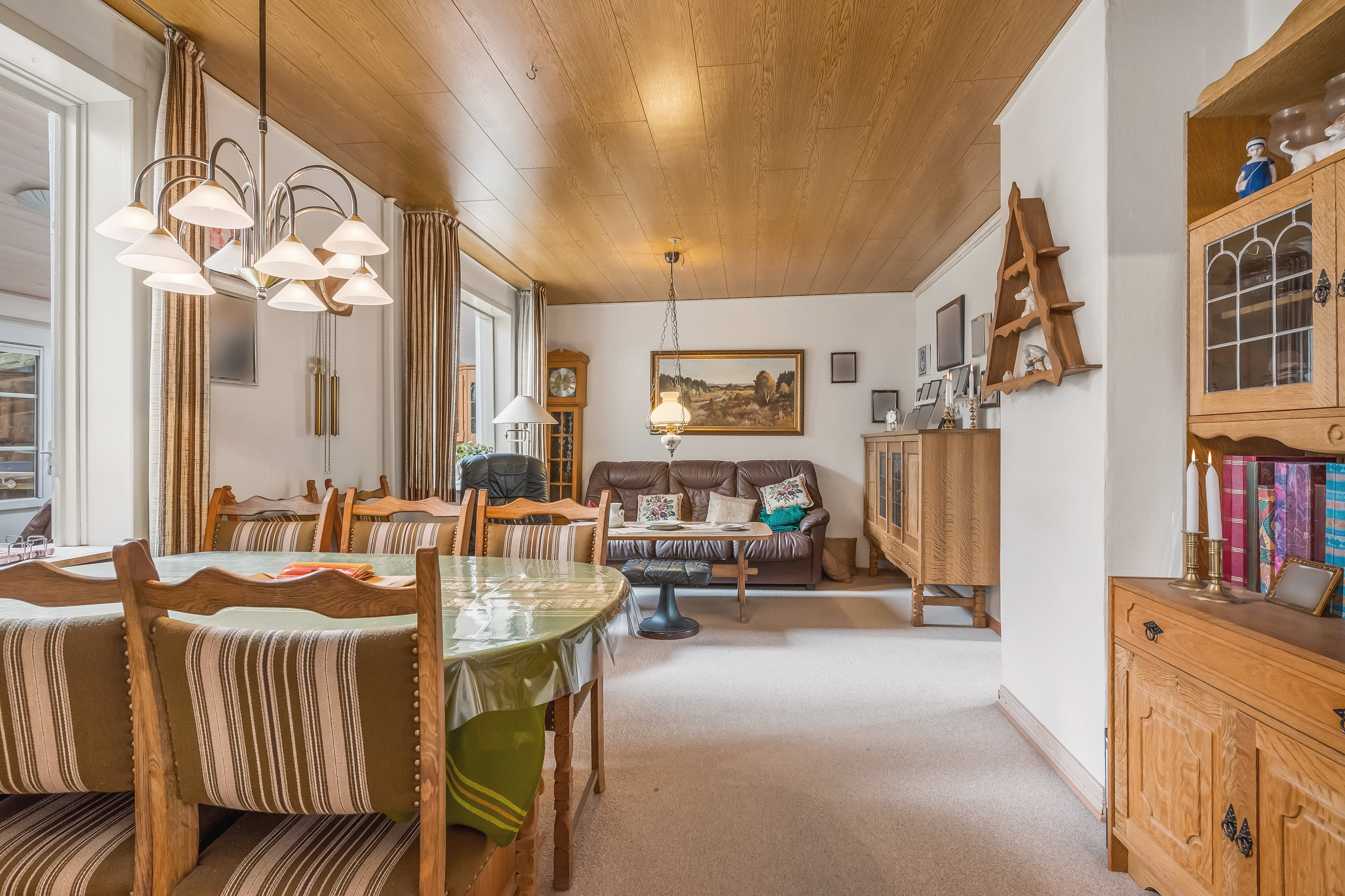 Fremhævet stue billede i fuldskærmstilstand. Billede af Borupsvej 1, 7550 Sørvad