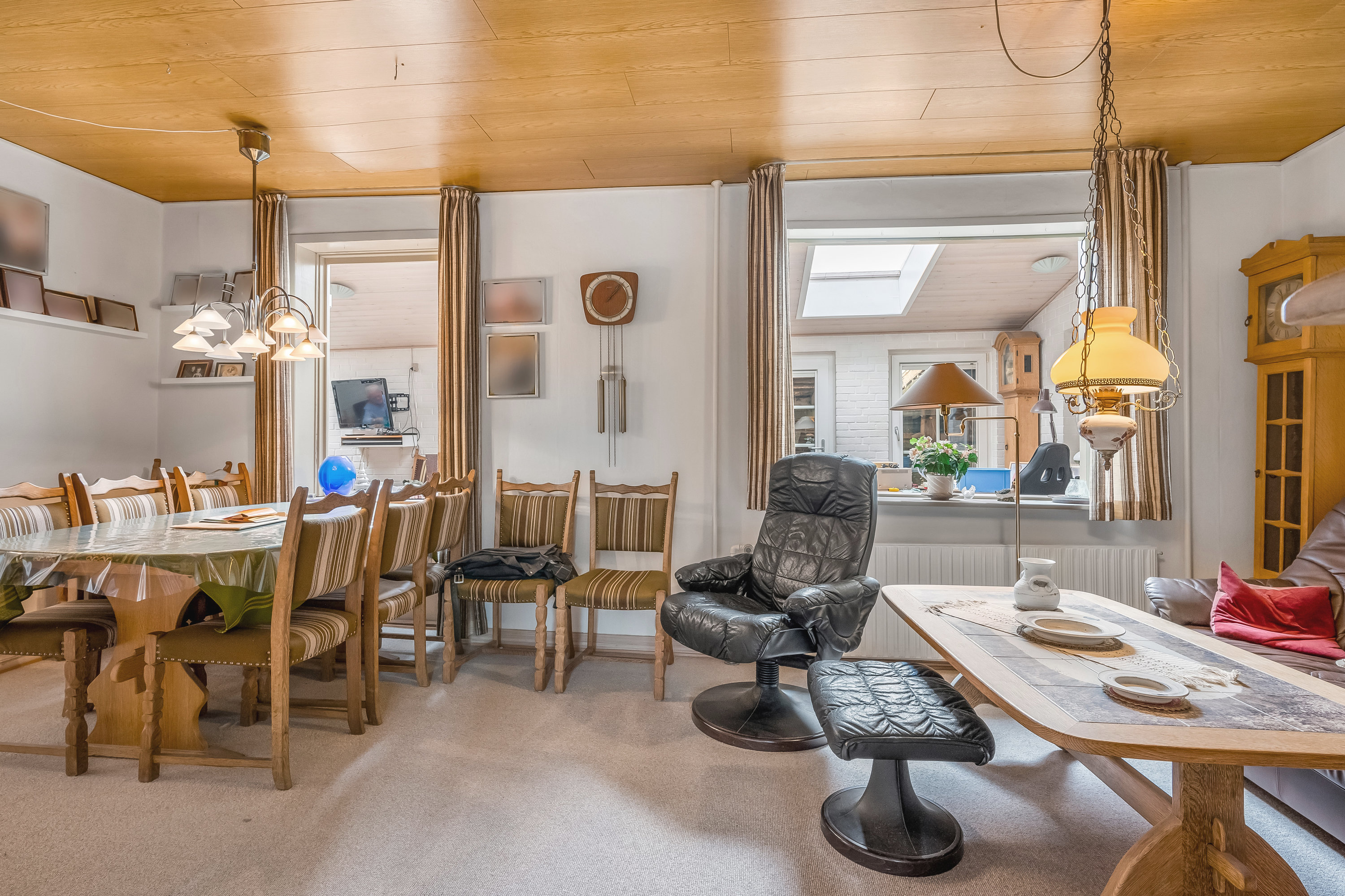 Fremhævet stue billede i fuldskærmstilstand. Billede af Borupsvej 1, 7550 Sørvad