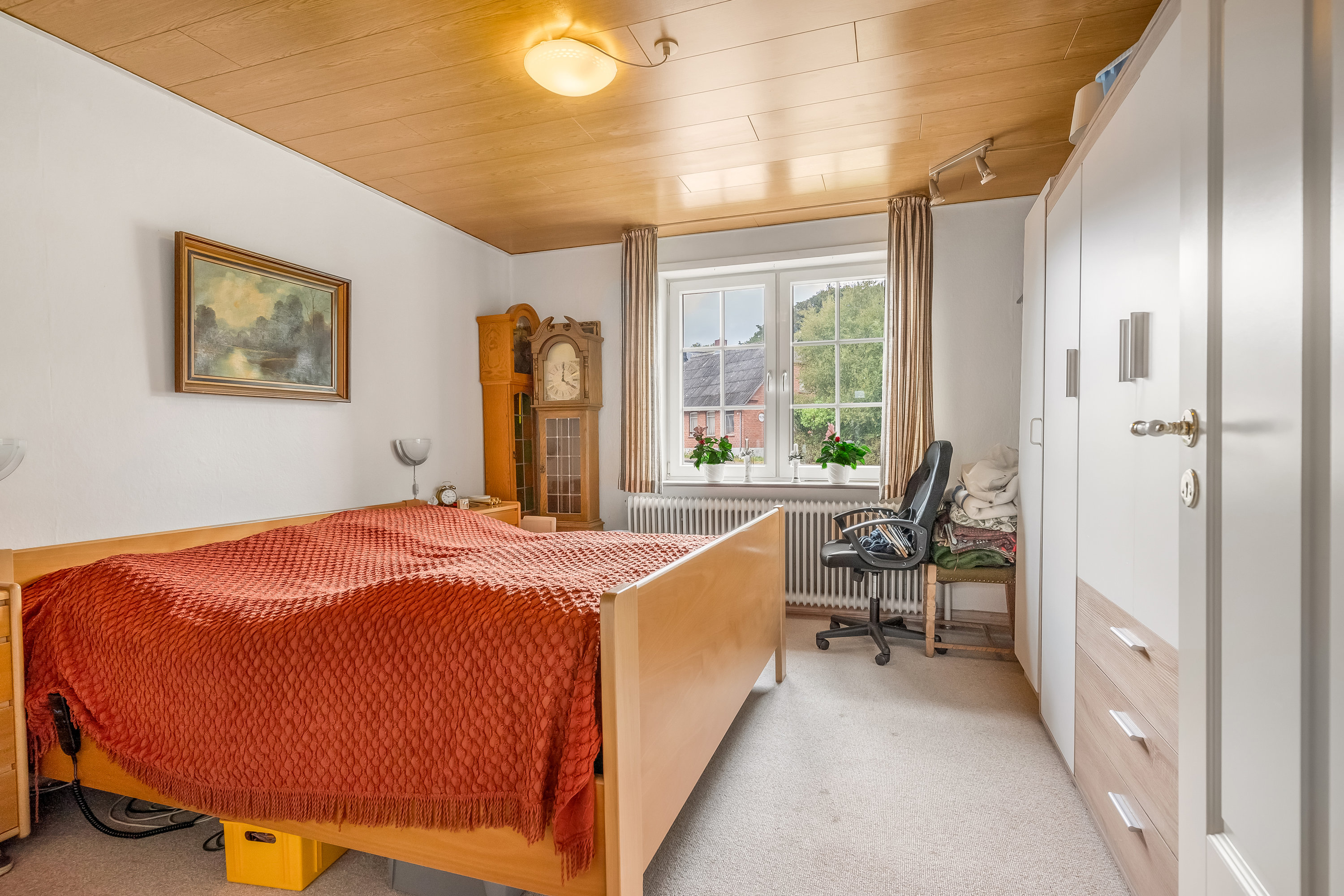 Fremhævet soveværelse billede i fuldskærmstilstand. Billede af Borupsvej 1, 7550 Sørvad