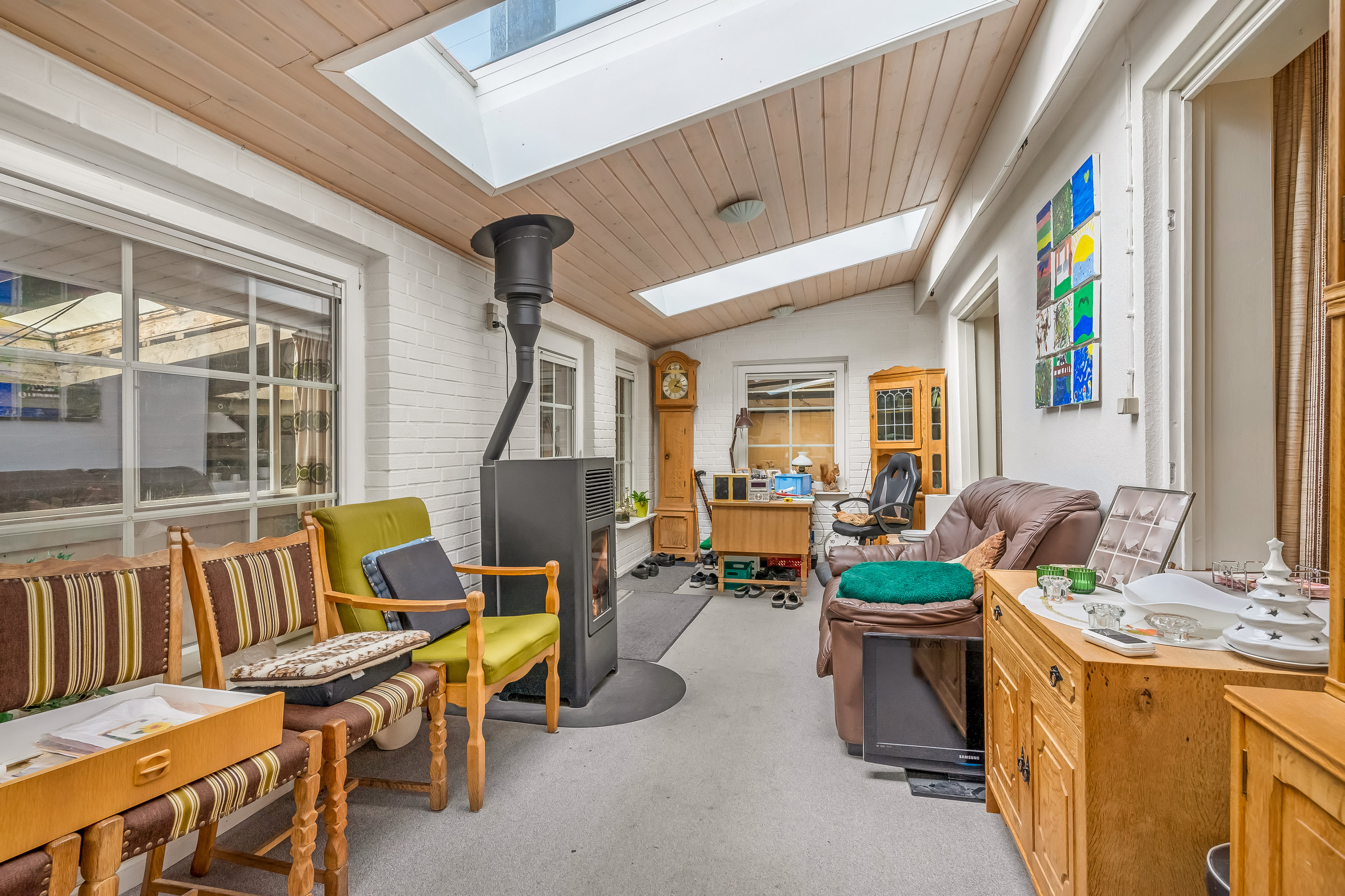 Fremhævet køkken alrum billede i fuldskærmstilstand. Billede af Borupsvej 1, 7550 Sørvad