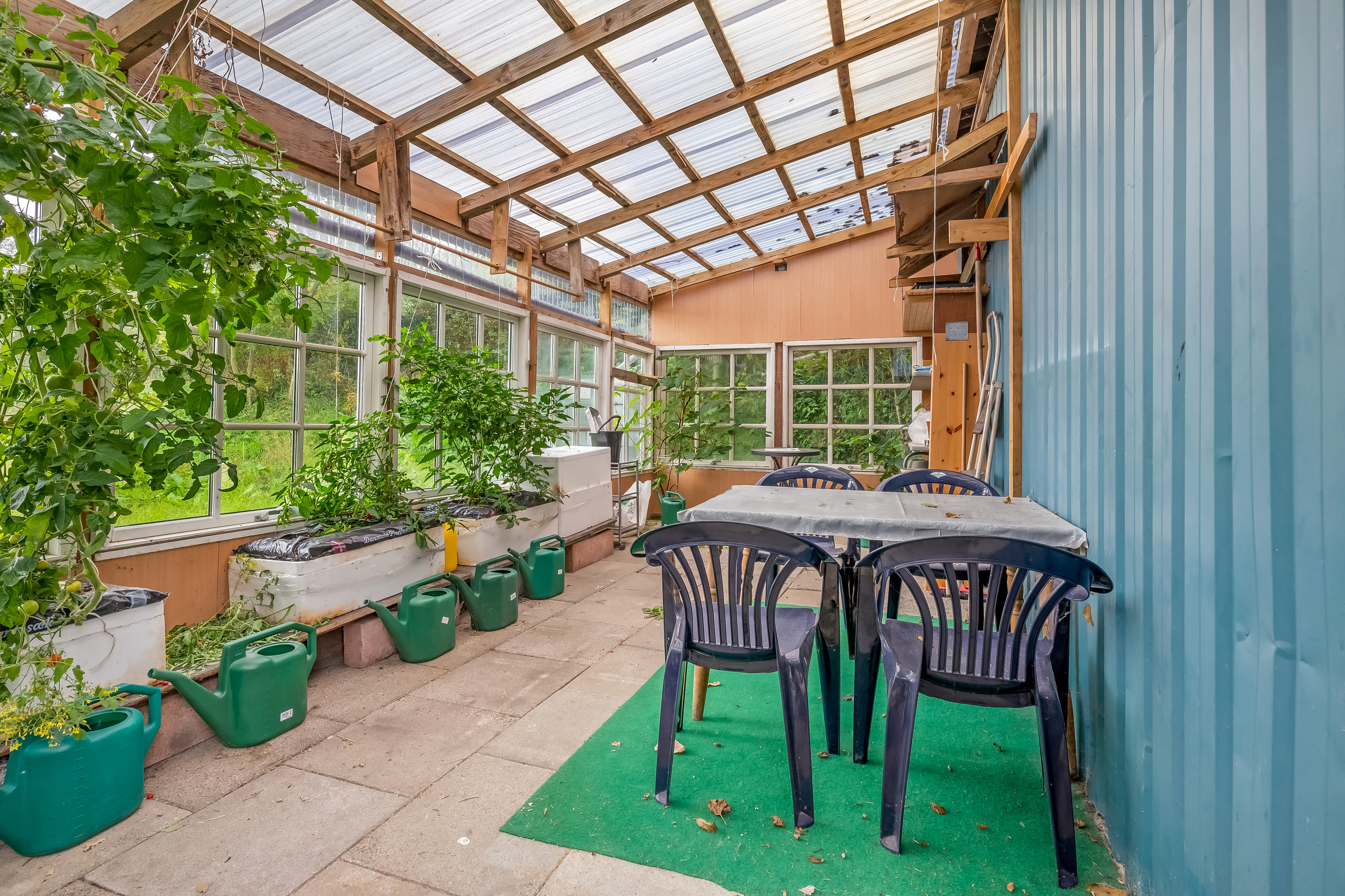 Fremhævet udestue billede i fuldskærmstilstand. Billede af Borupsvej 1, 7550 Sørvad