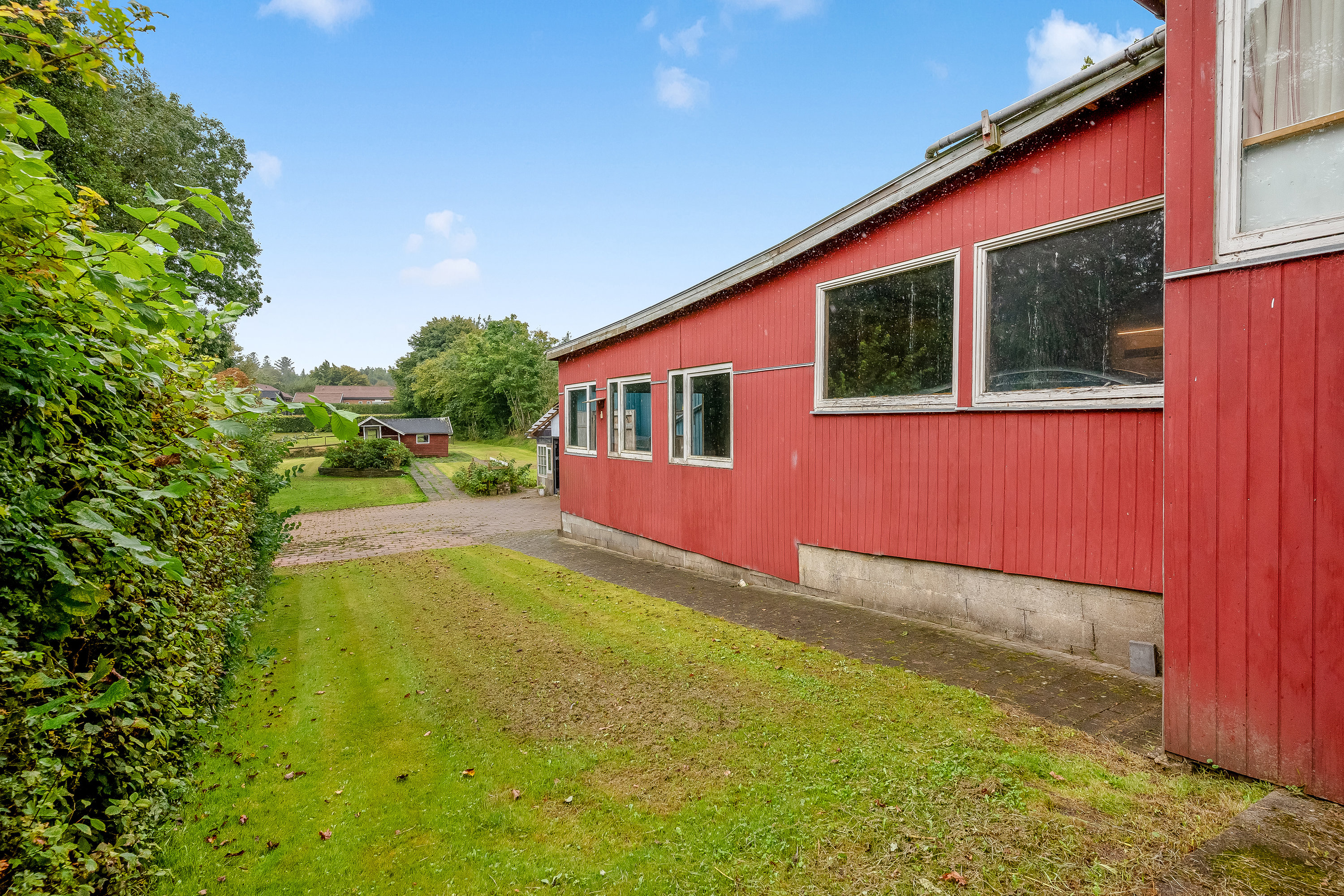 Fremhævet have billede i fuldskærmstilstand. Billede af Borupsvej 1, 7550 Sørvad