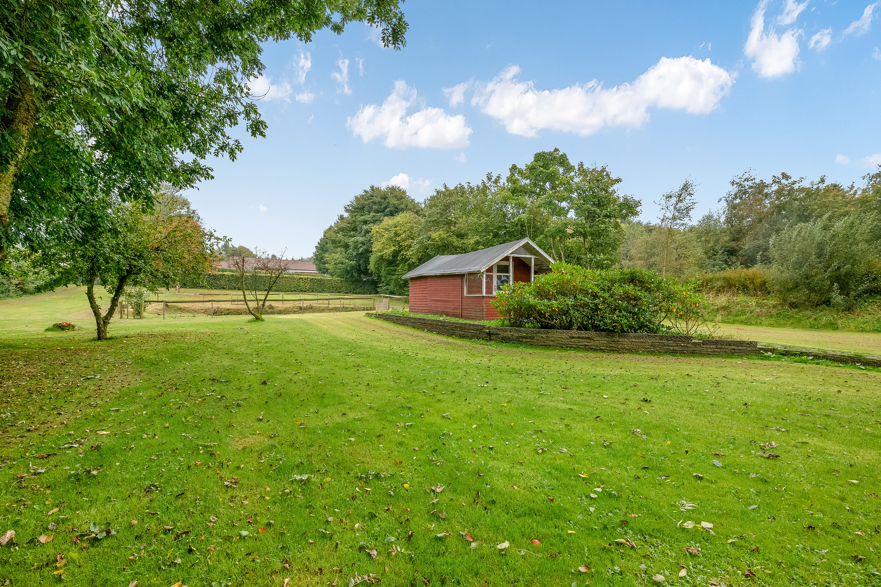 Fremhævet have billede i fuldskærmstilstand. Billede af Borupsvej 1, 7550 Sørvad