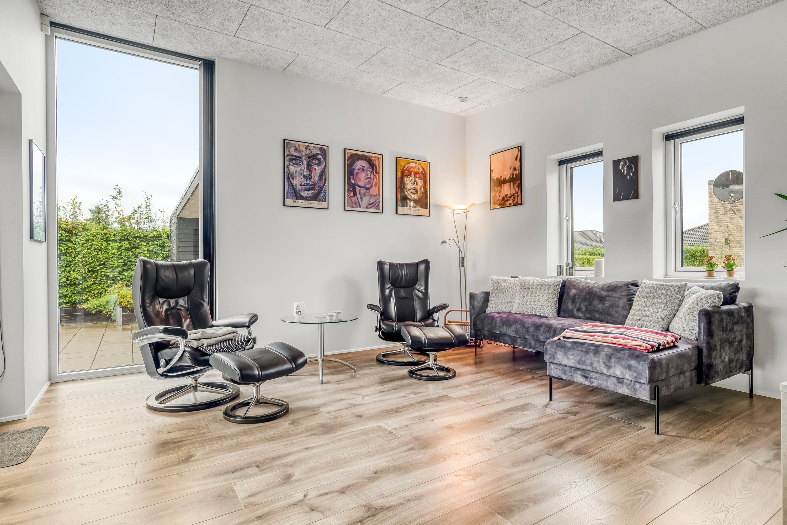 Fremhævet stue billede i fuldskærmstilstand. Billede af Knud Aggers Vej 39B, 7500 Holstebro