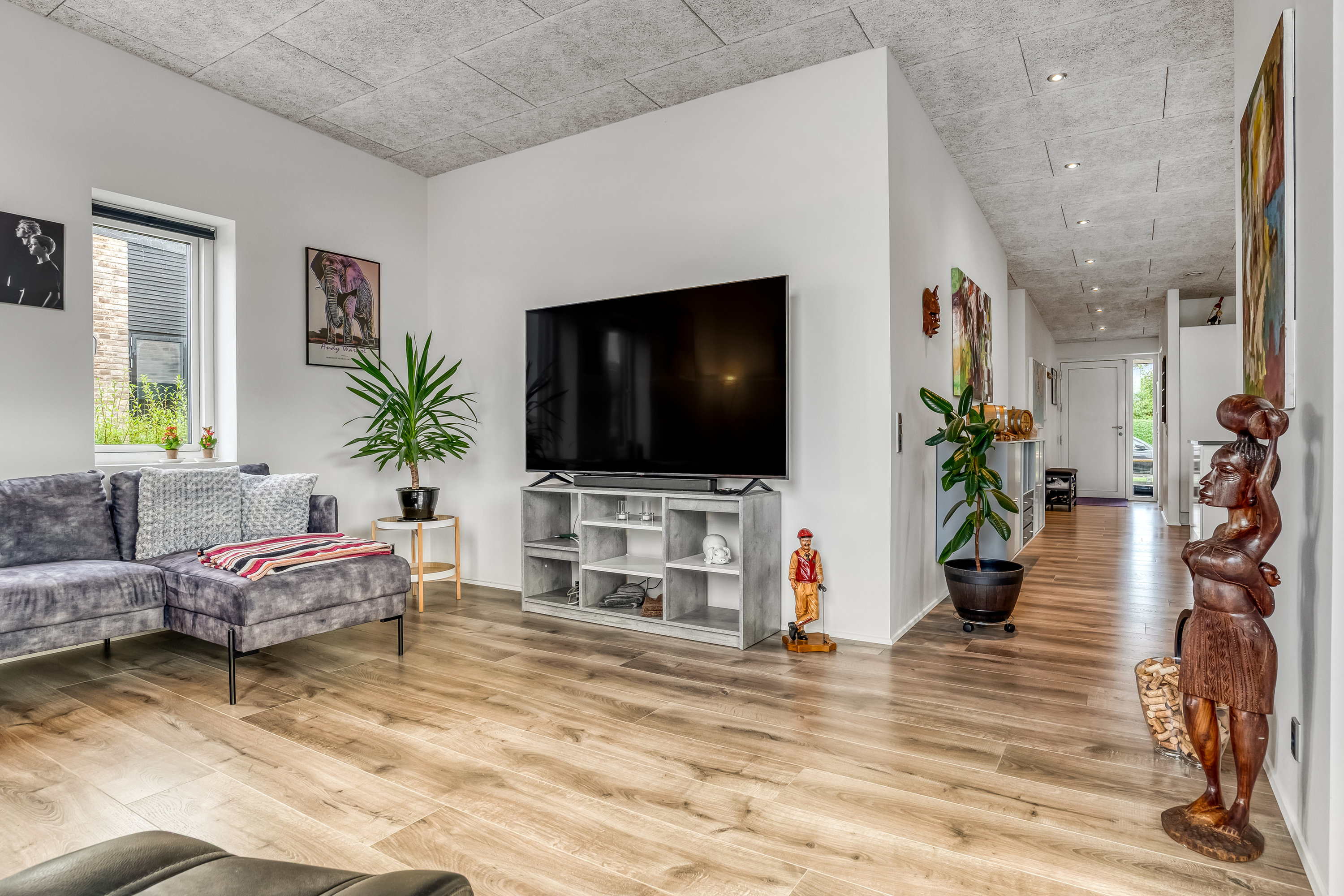 Fremhævet stue billede i fuldskærmstilstand. Billede af Knud Aggers Vej 39B, 7500 Holstebro