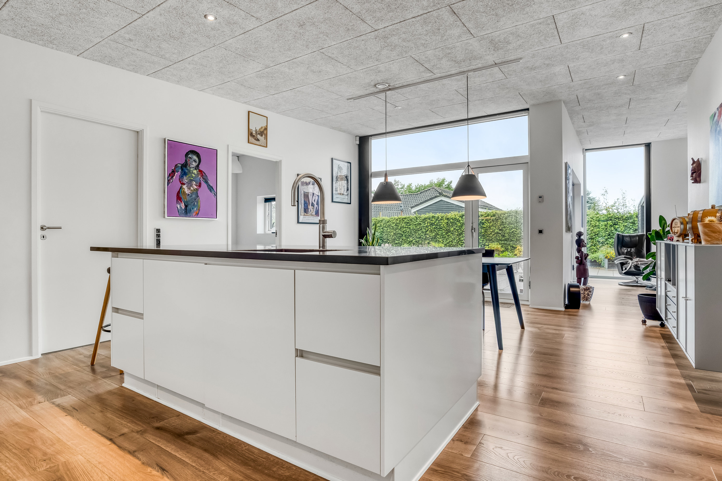 Fremhævet køkken alrum billede i fuldskærmstilstand. Billede af Knud Aggers Vej 39B, 7500 Holstebro