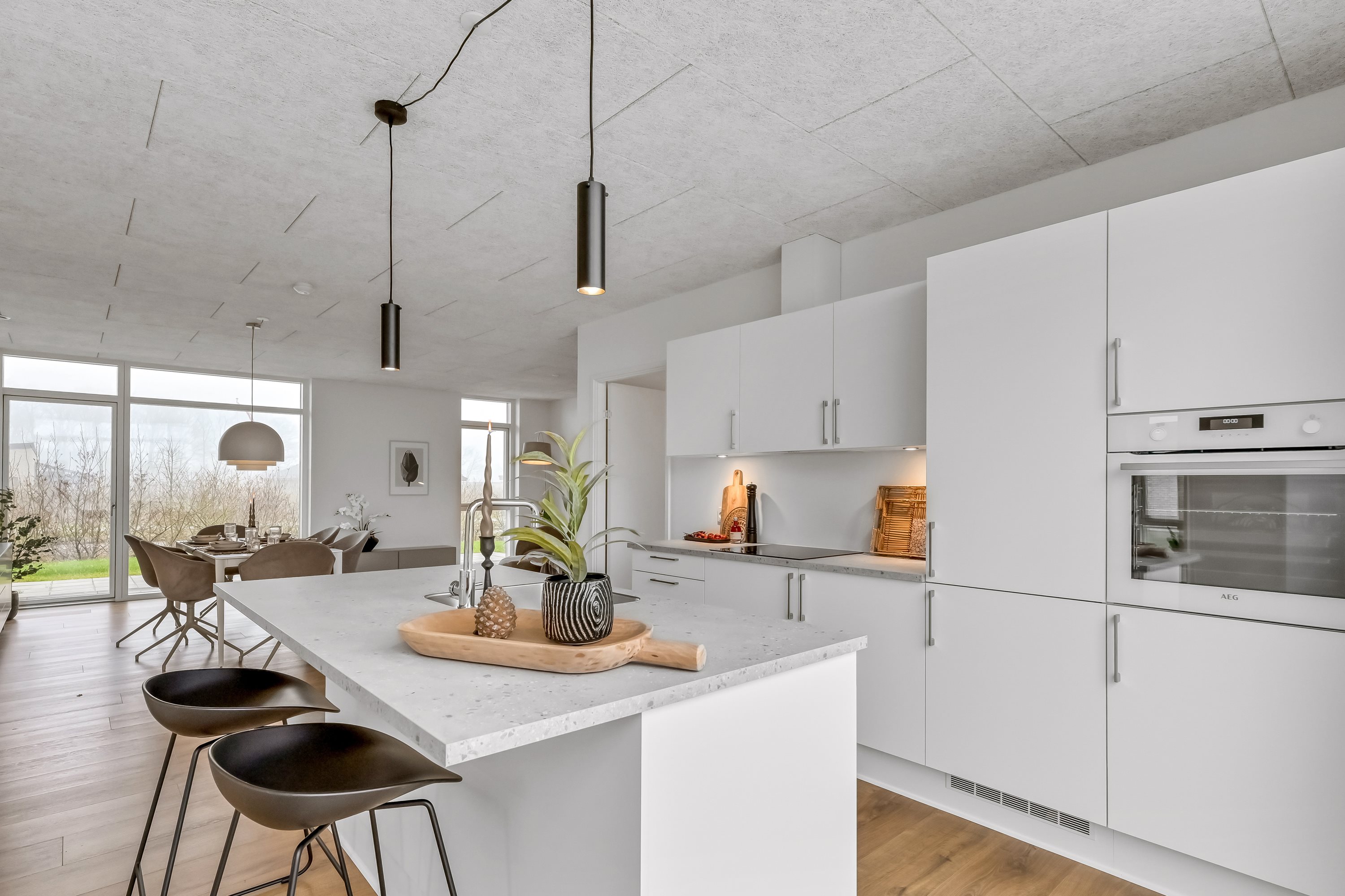 Fremhævet køkken billede i fuldskærmstilstand. Billede af Tavlund Allé 24, Lind, 7400 Herning