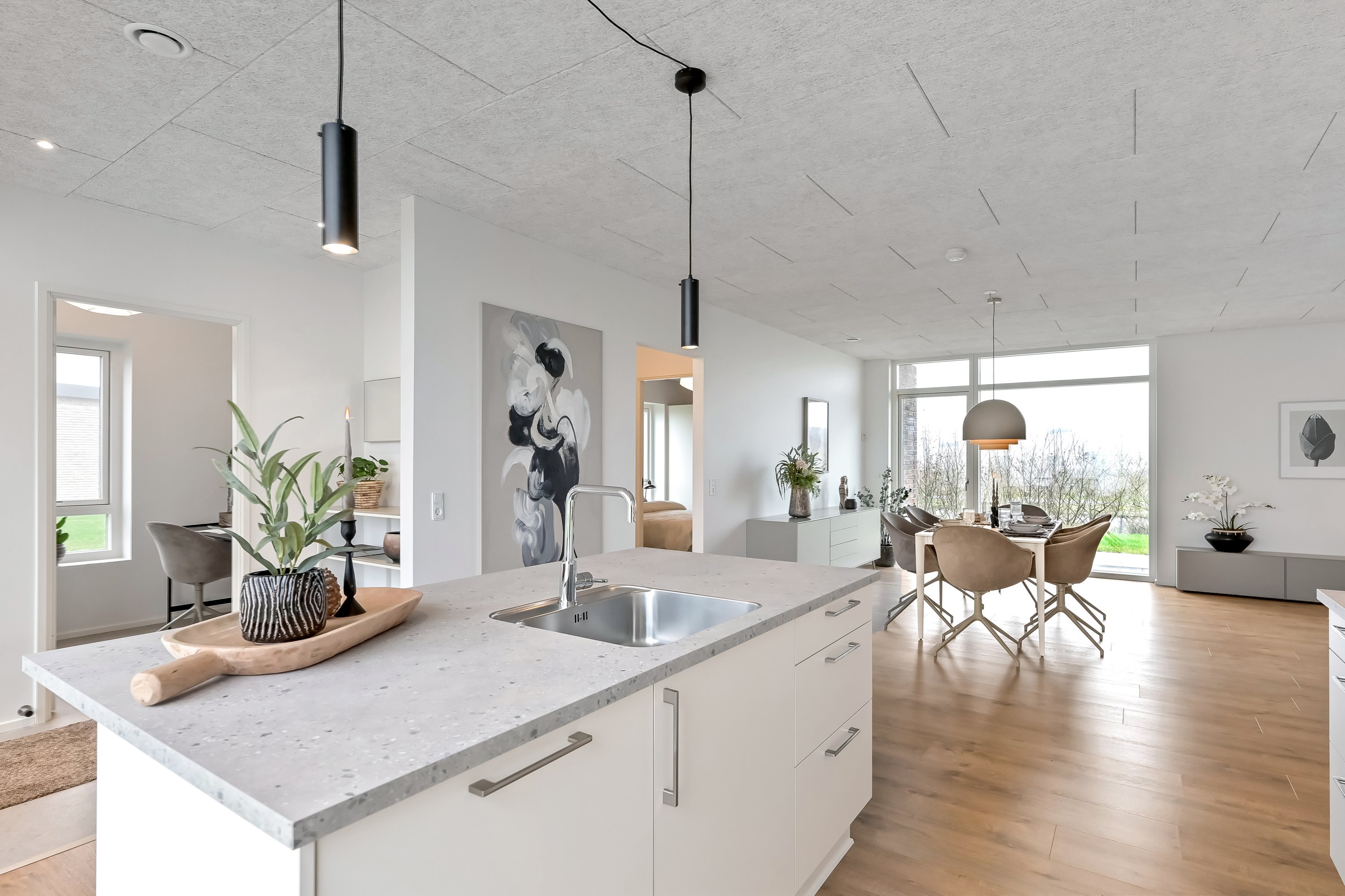 Fremhævet køkken billede i fuldskærmstilstand. Billede af Tavlund Allé 24, Lind, 7400 Herning