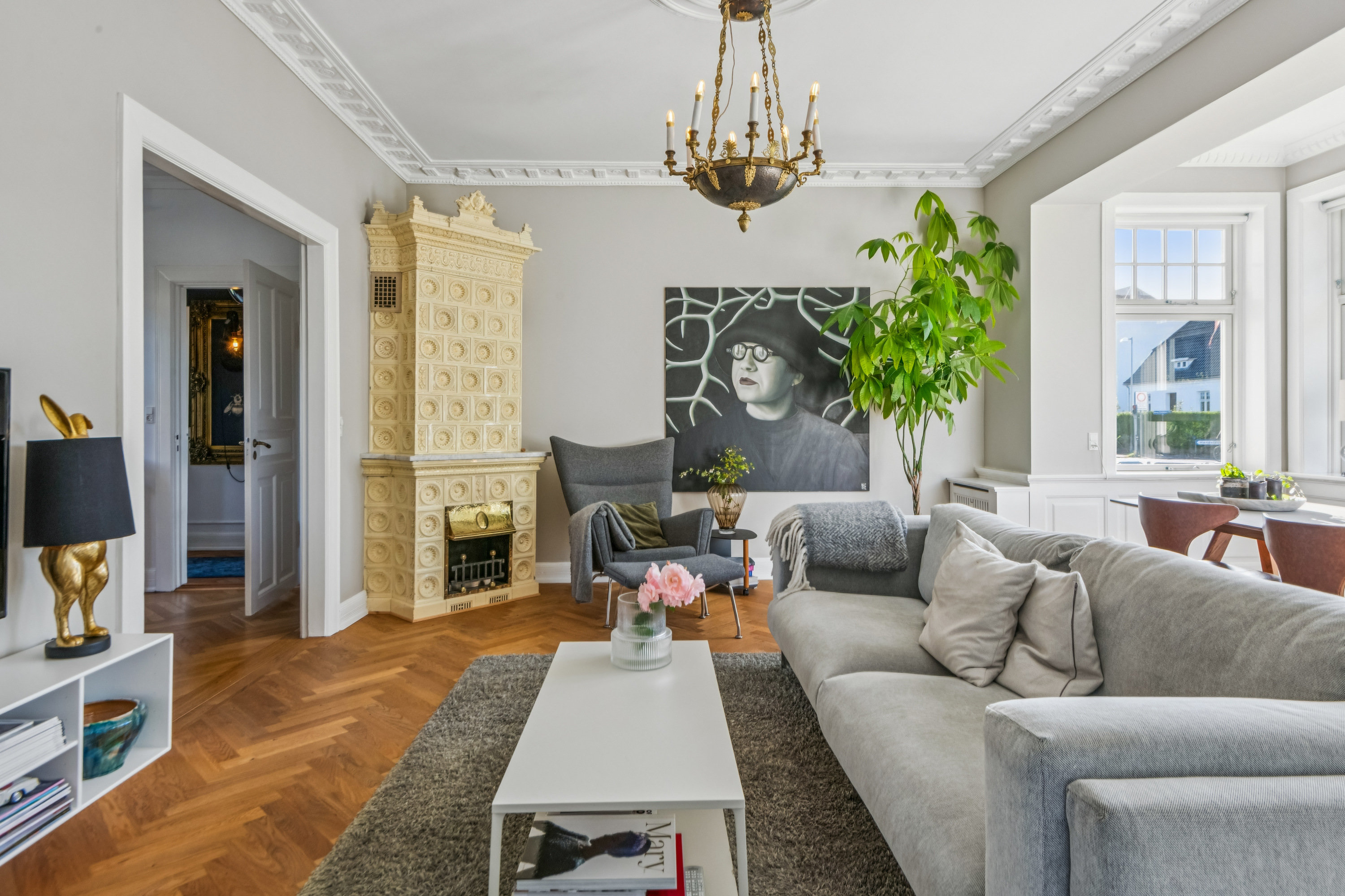 Fremhævet stue billede i fuldskærmstilstand. Billede af Annebergvej 12, st.., 9000 Aalborg