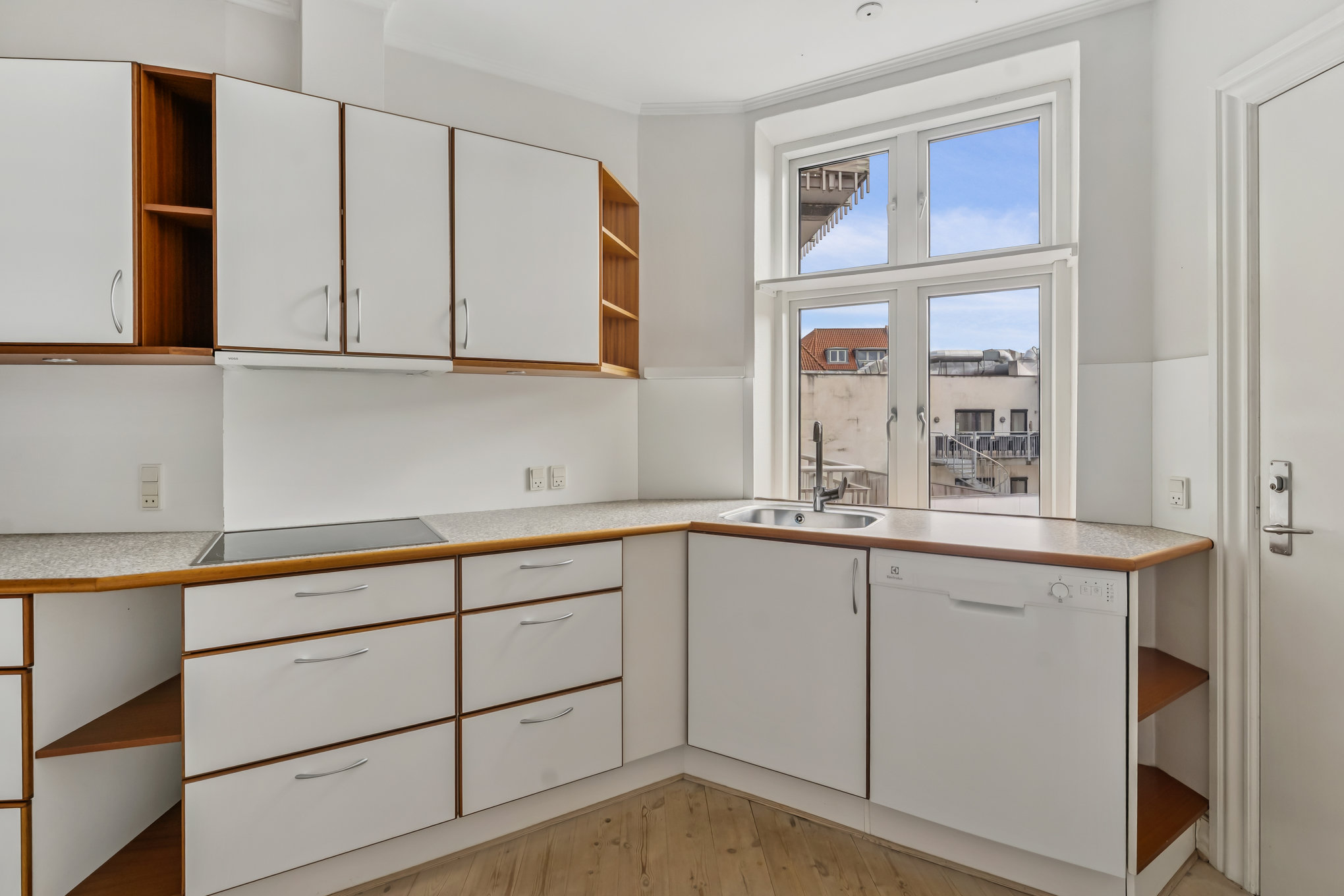 Miniaturebillede 1: køkken. Billede af Lille Voldgade 5, 1. tv., 8900 Randers C