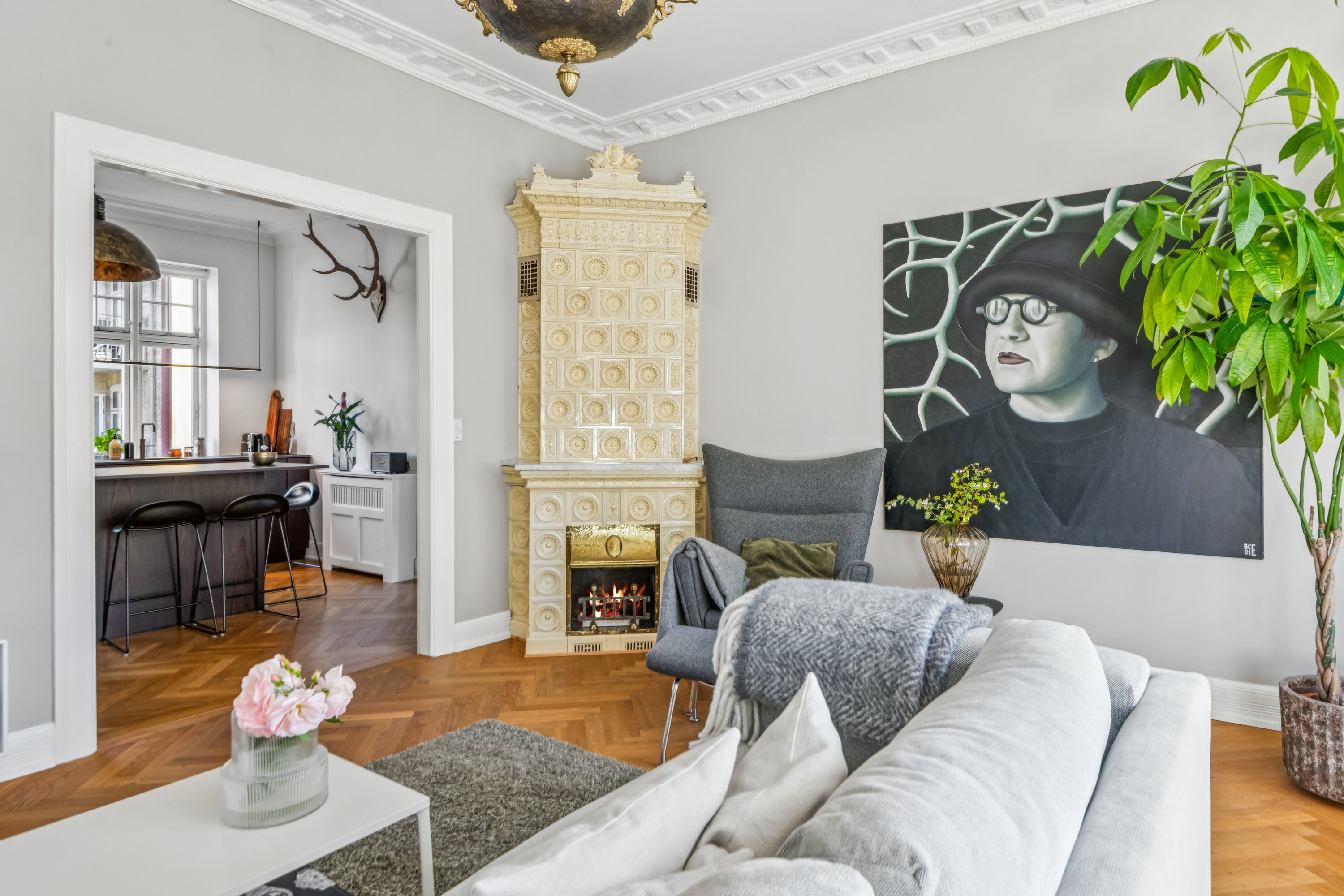 Miniaturebillede 1: stue. Billede af Annebergvej 12, st.., 9000 Aalborg