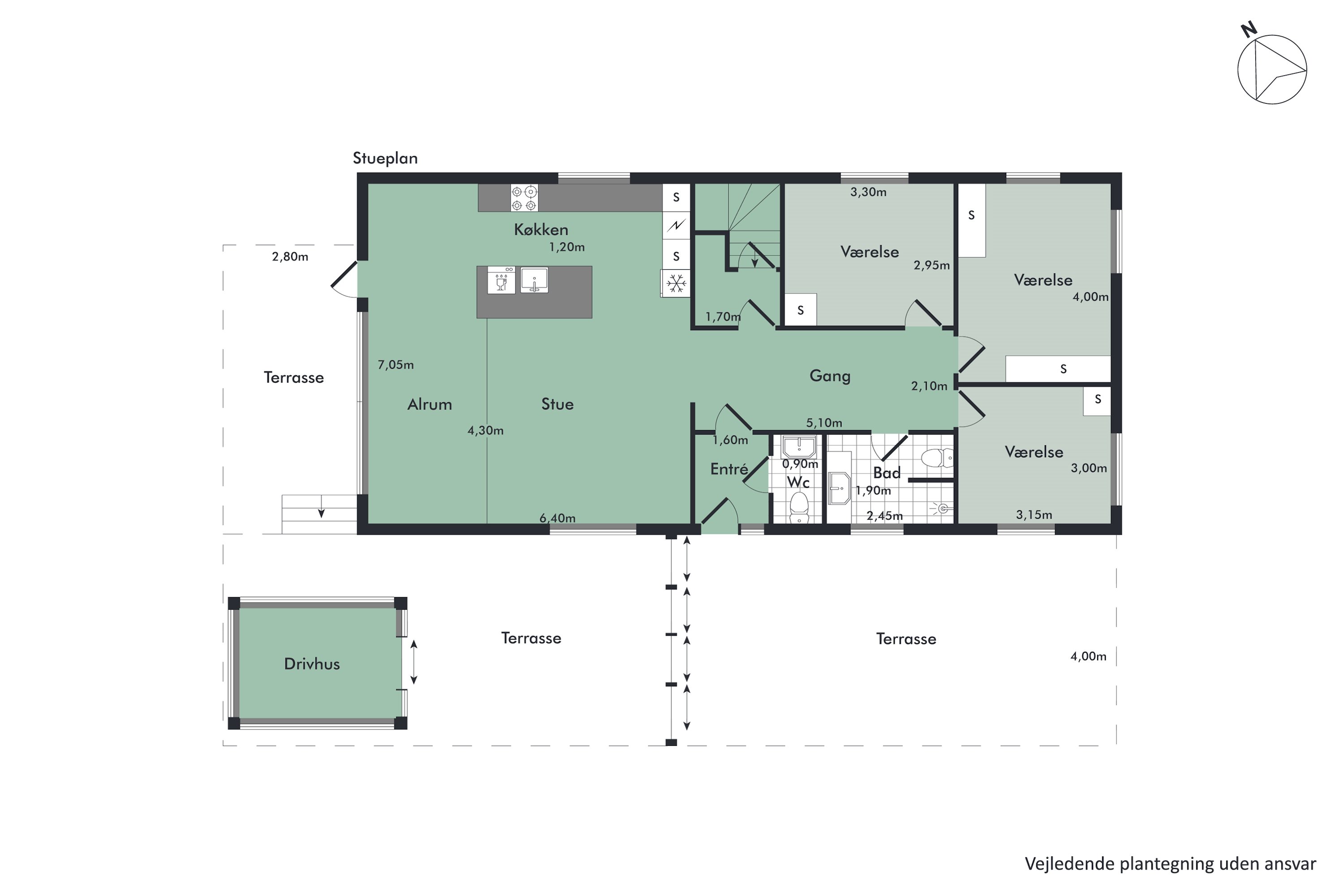 Plantegninger billede af Heilskovsgade 40, Vejgaard, 9000 Aalborg