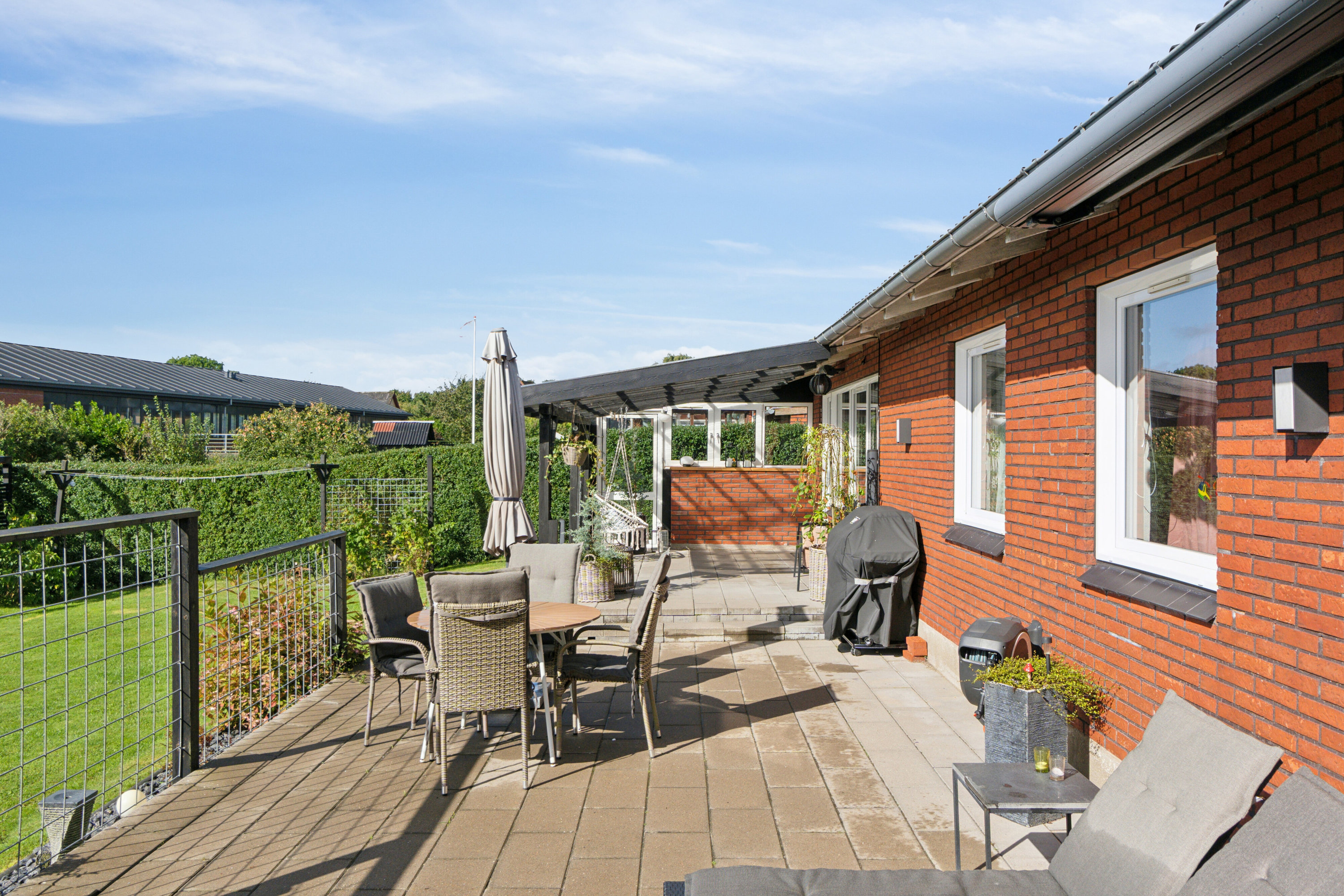 Fremhævet terrasse billede i fuldskærmstilstand. Billede af Tranevej 10, 7700 Thisted