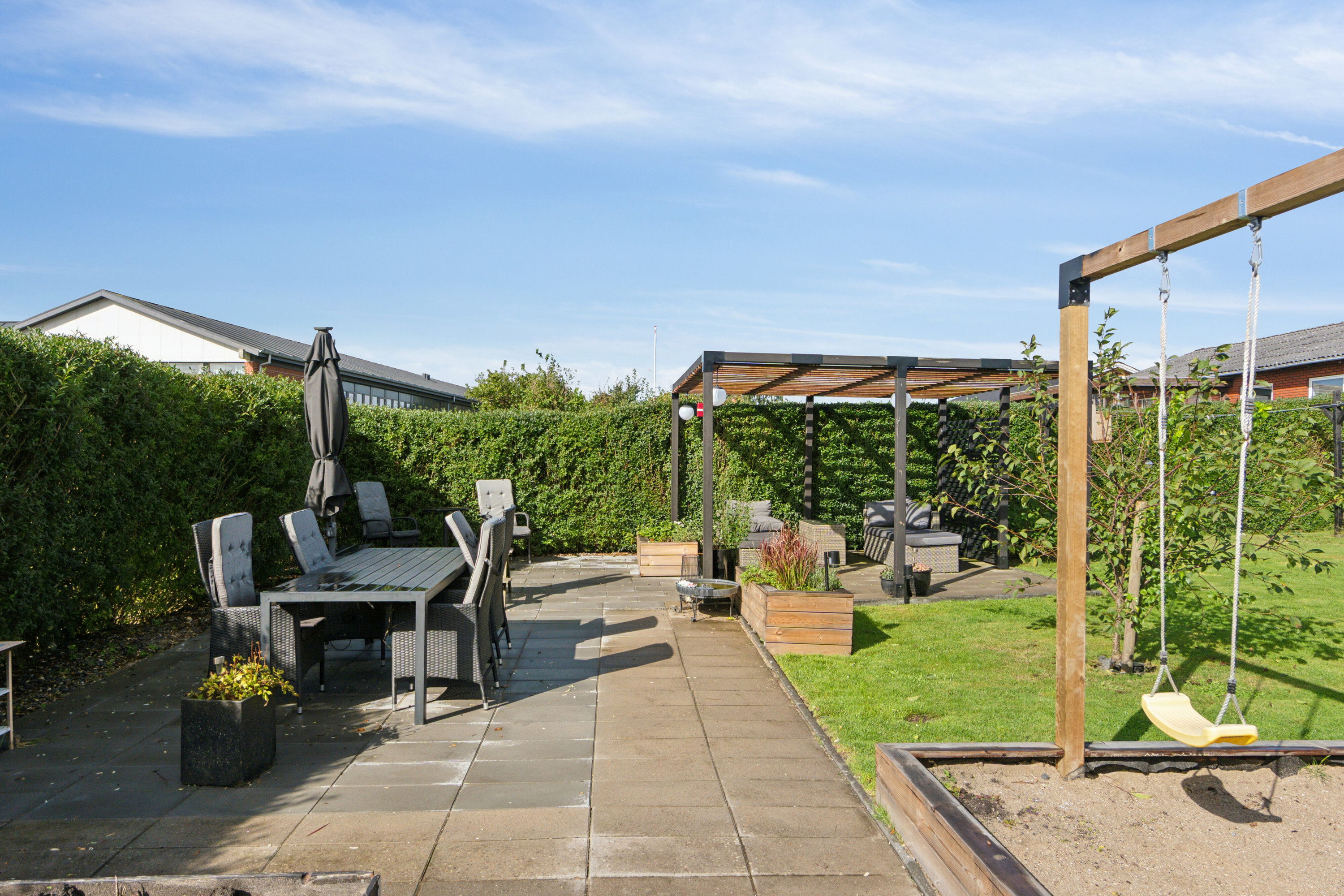 Fremhævet terrasse billede i fuldskærmstilstand. Billede af Tranevej 10, 7700 Thisted