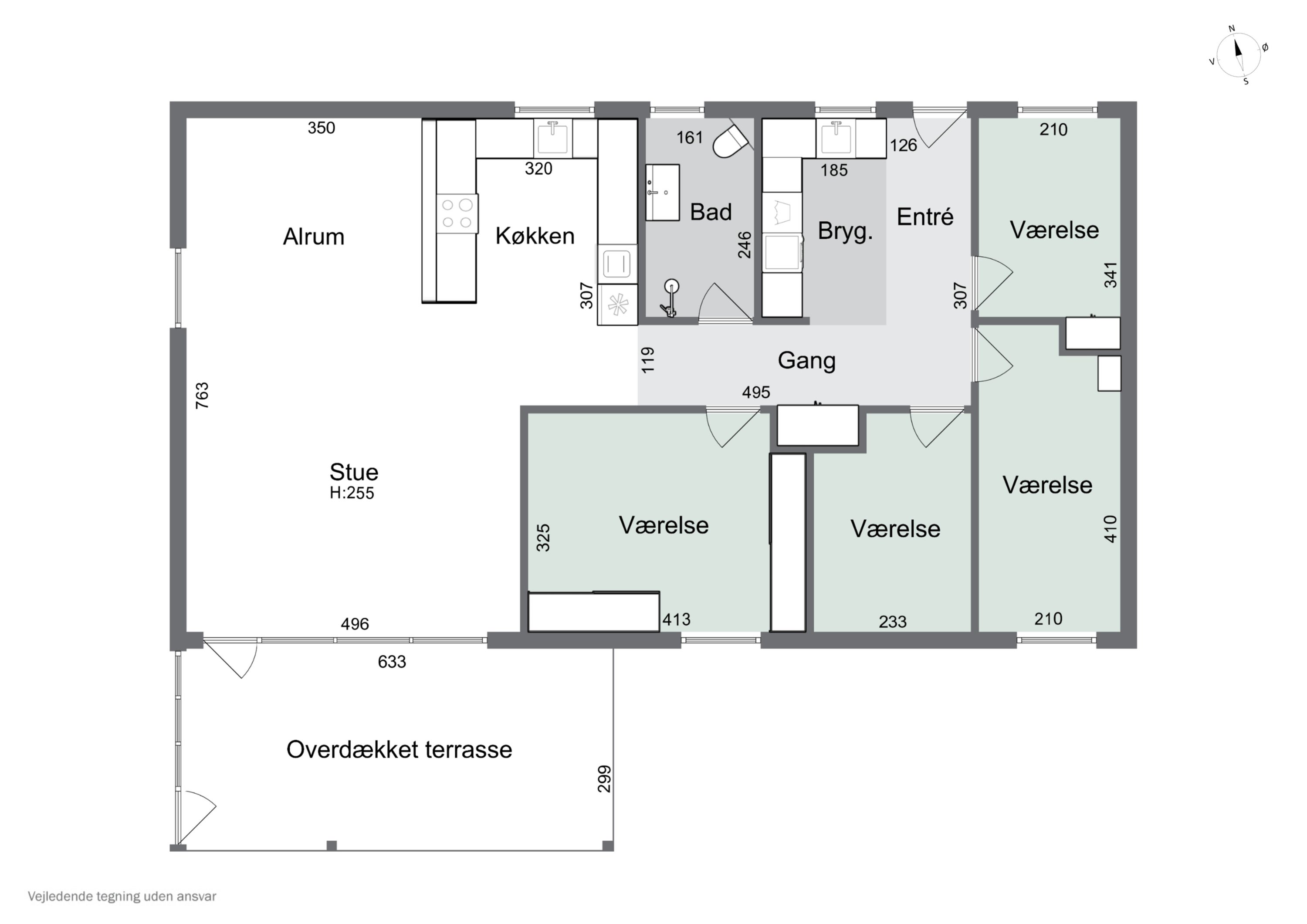 Plantegninger billede af Tranevej 10, 7700 Thisted