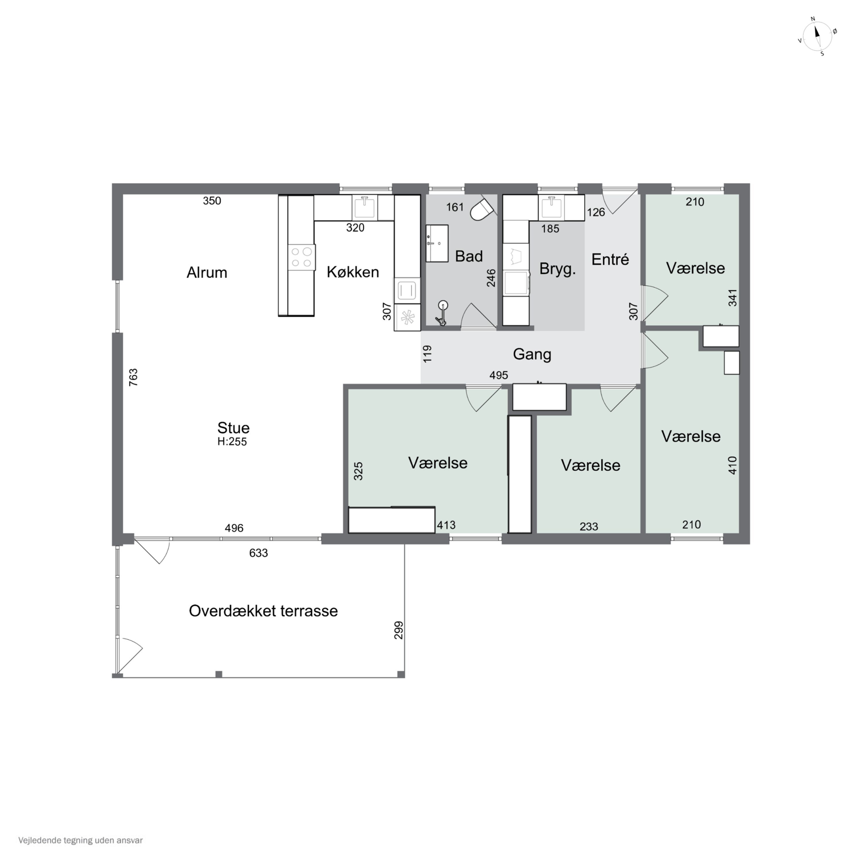 Plantegninger billede af Tranevej 10, 7700 Thisted