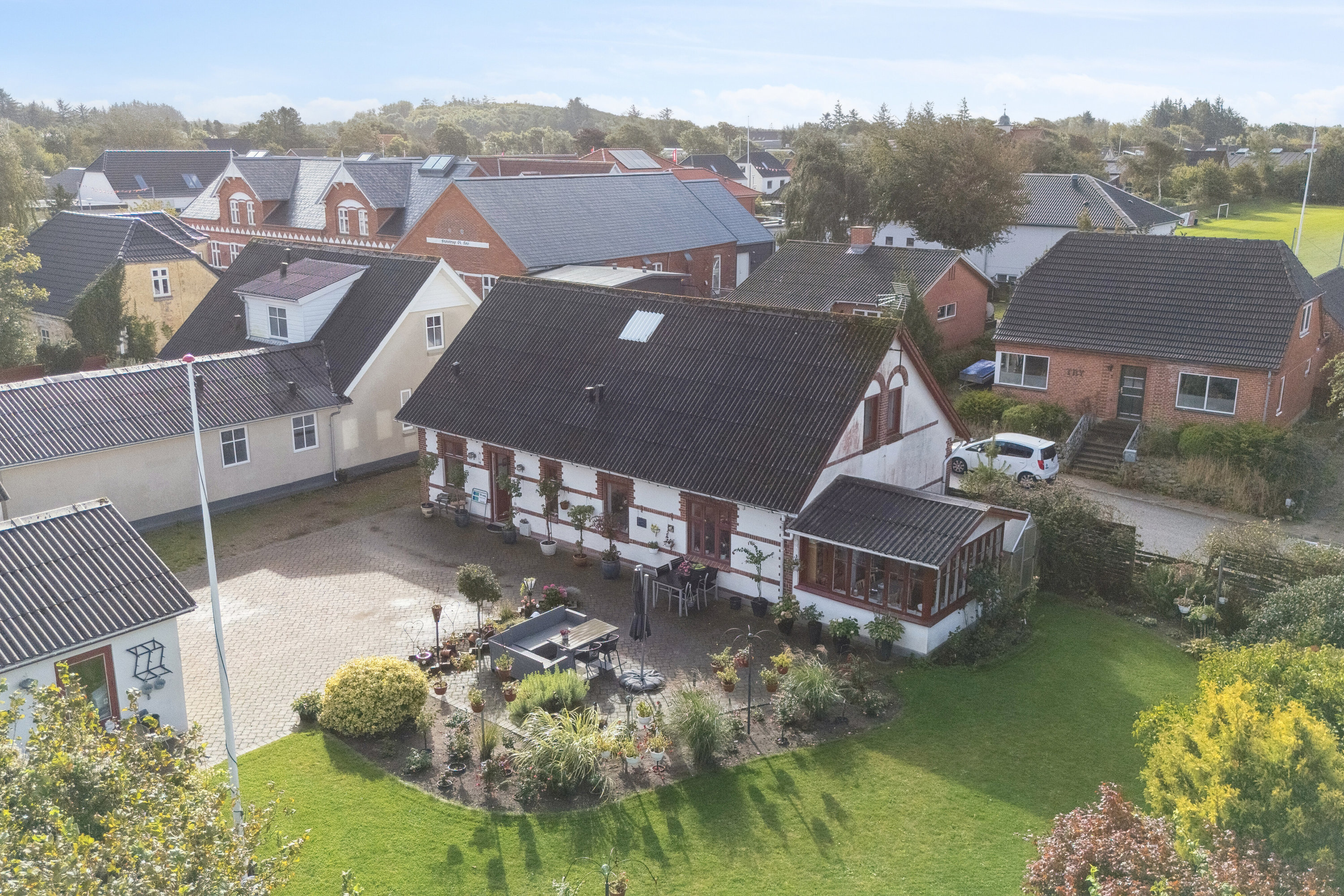 Miniaturebillede 1: set fra haven. Billede af Storkevej 8, 7741 Frøstrup