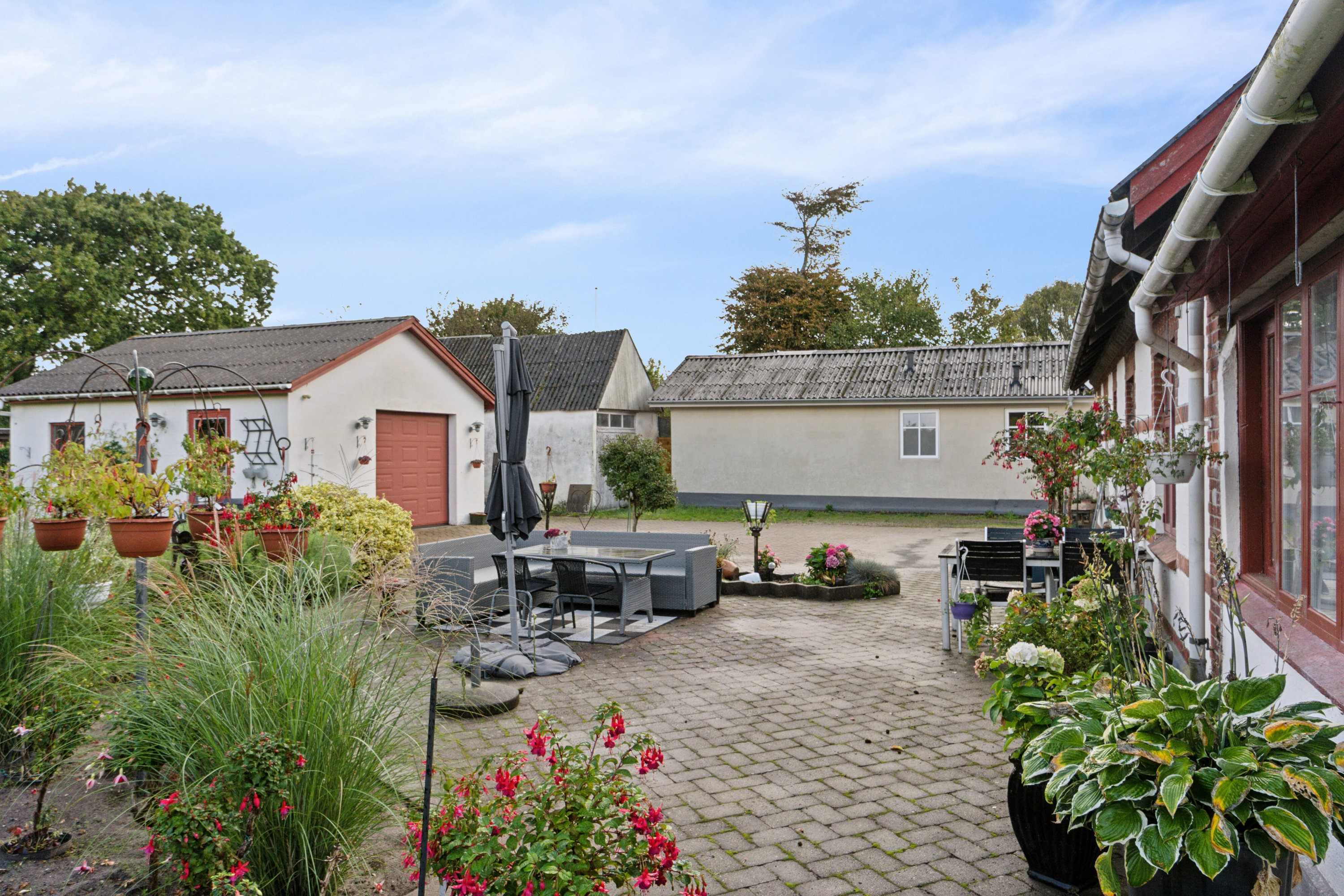 Fremhævet set fra haven billede i fuldskærmstilstand. Billede af Storkevej 8, 7741 Frøstrup