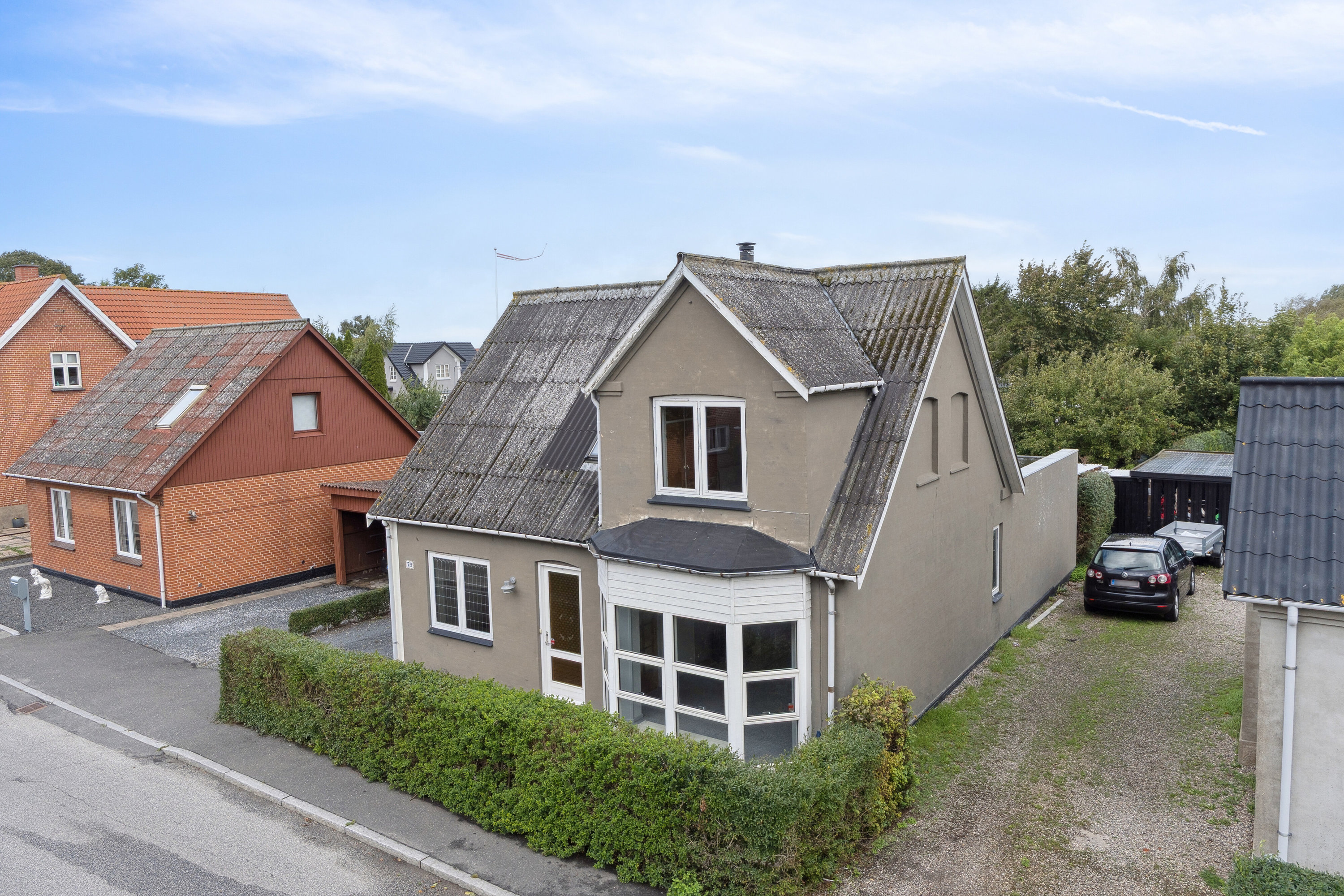 Fremhævet set fra vejen billede i fuldskærmstilstand. Billede af Klarskovvej 75, 4760 Vordingborg