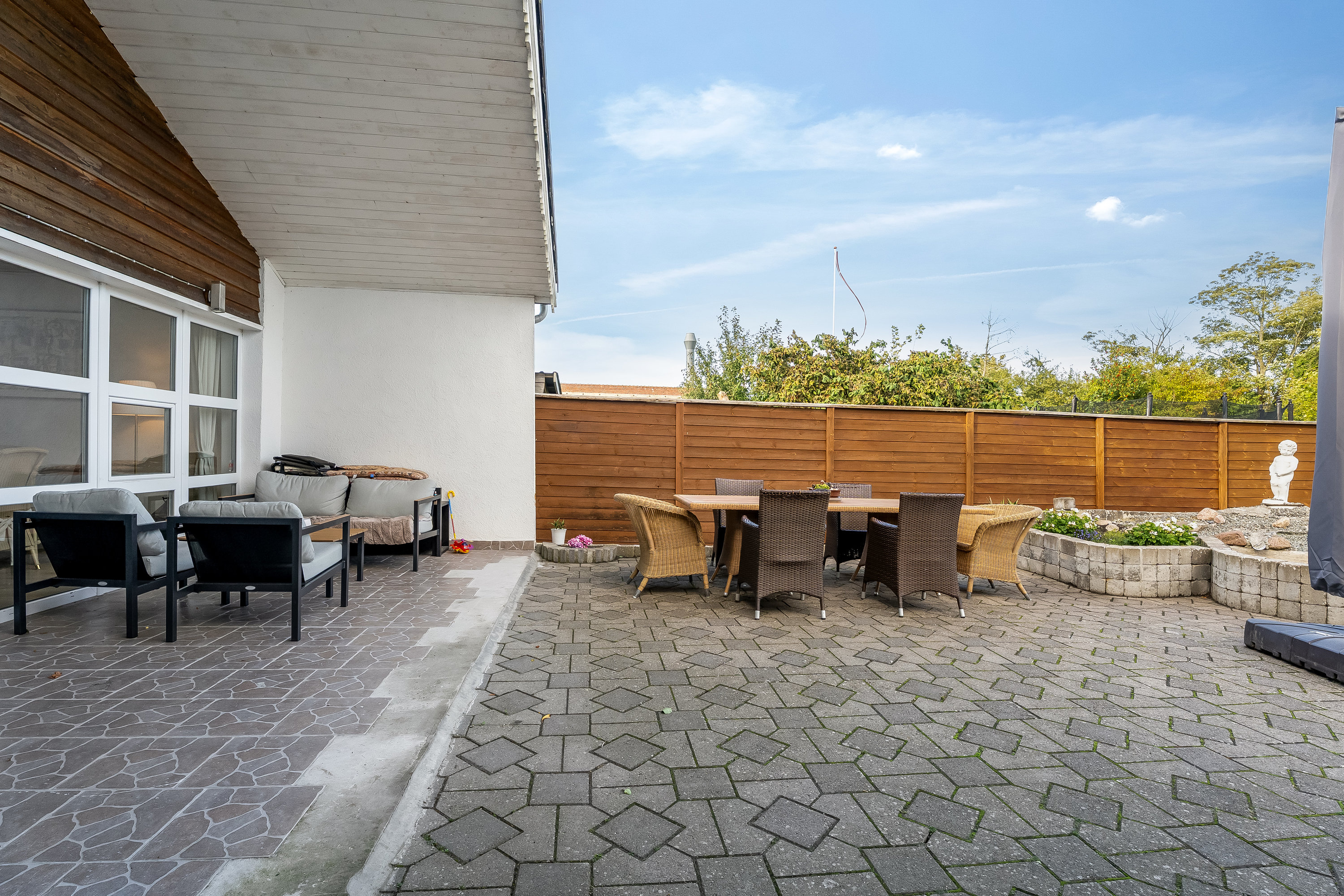 Fremhævet terrasse billede i fuldskærmstilstand. Billede af Slagterivej 8, 4930 Maribo