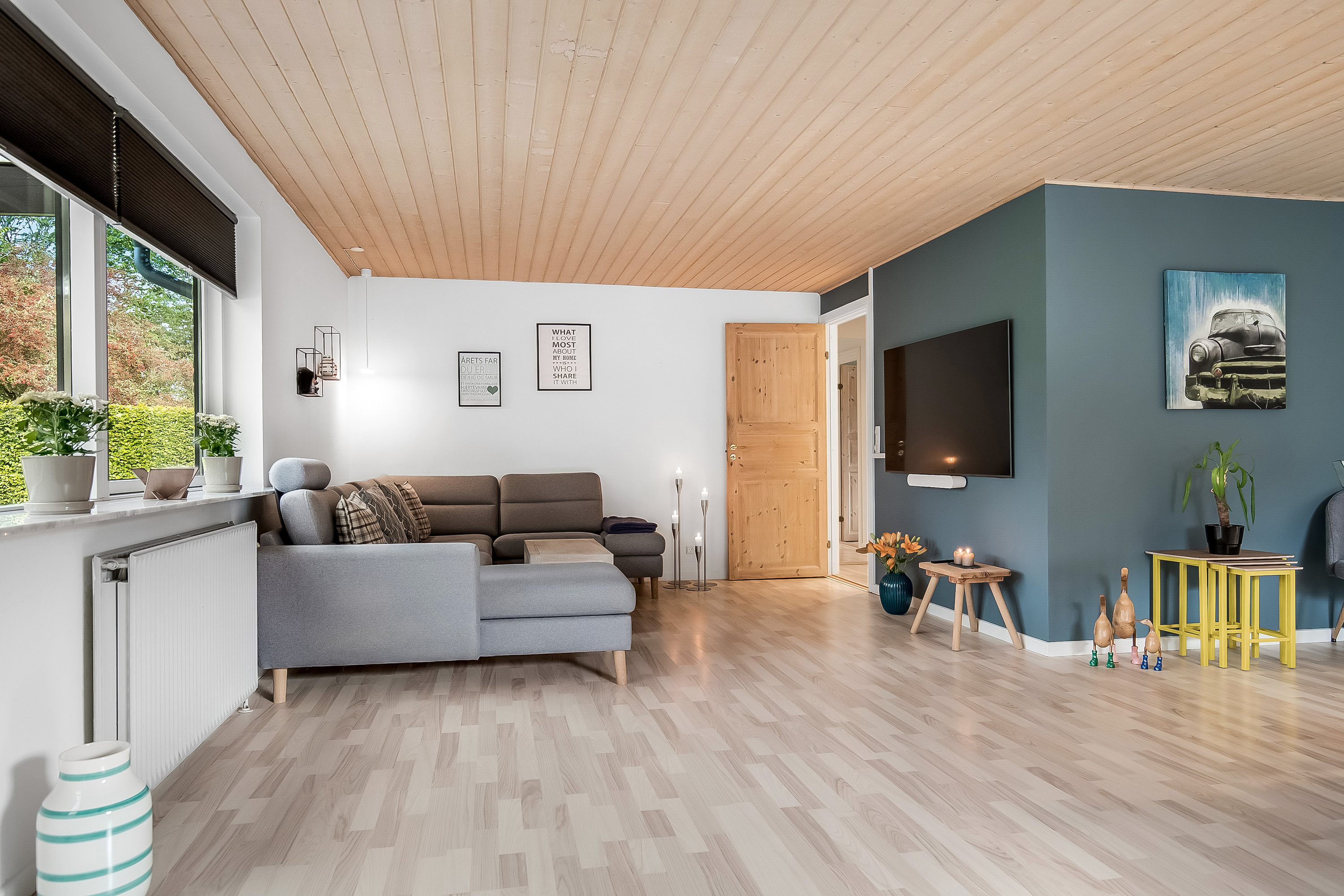 Fremhævet stue billede i fuldskærmstilstand. Billede af Højvang Nord 7, 6580 Vamdrup