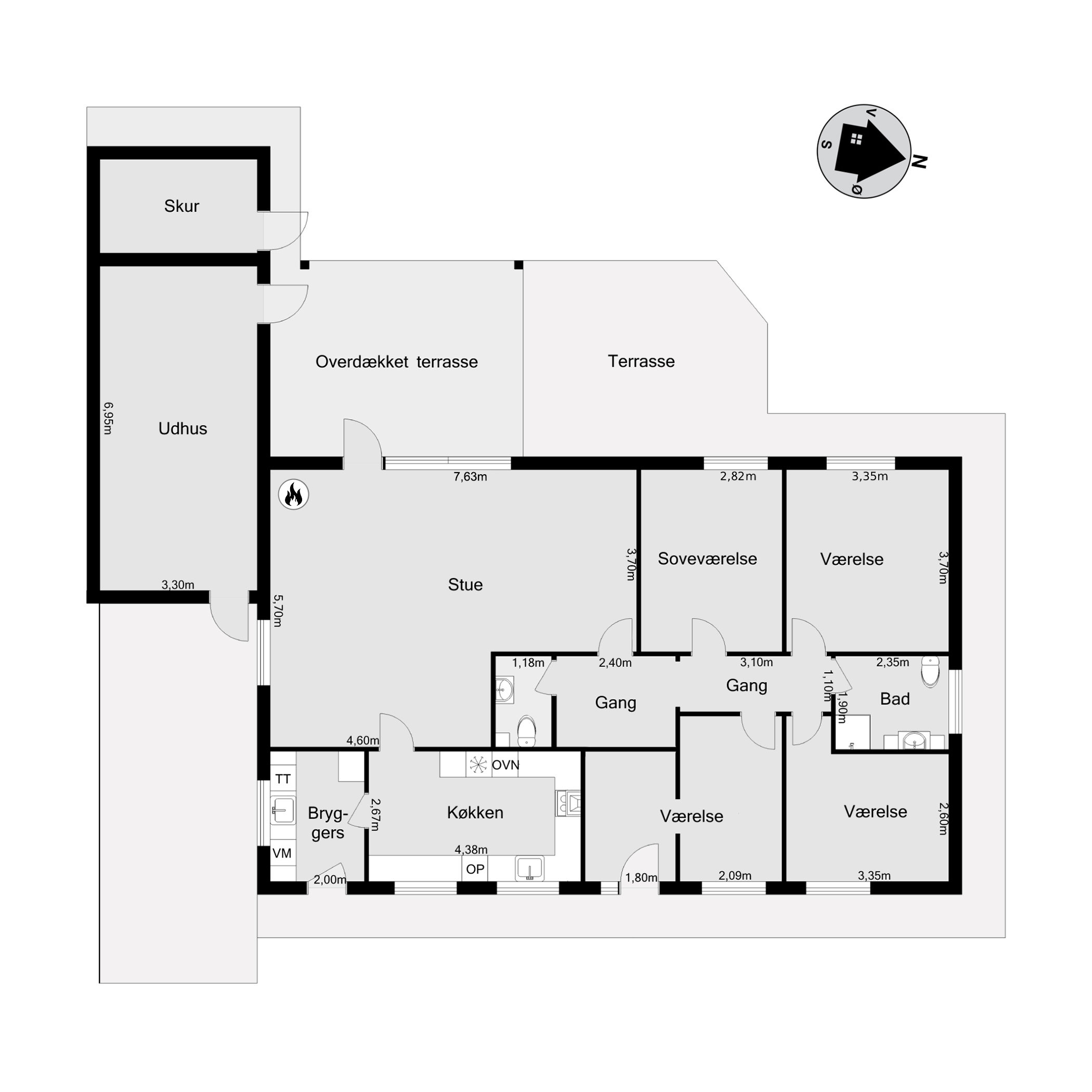 Plantegninger billede af Højvang Nord 7, 6580 Vamdrup