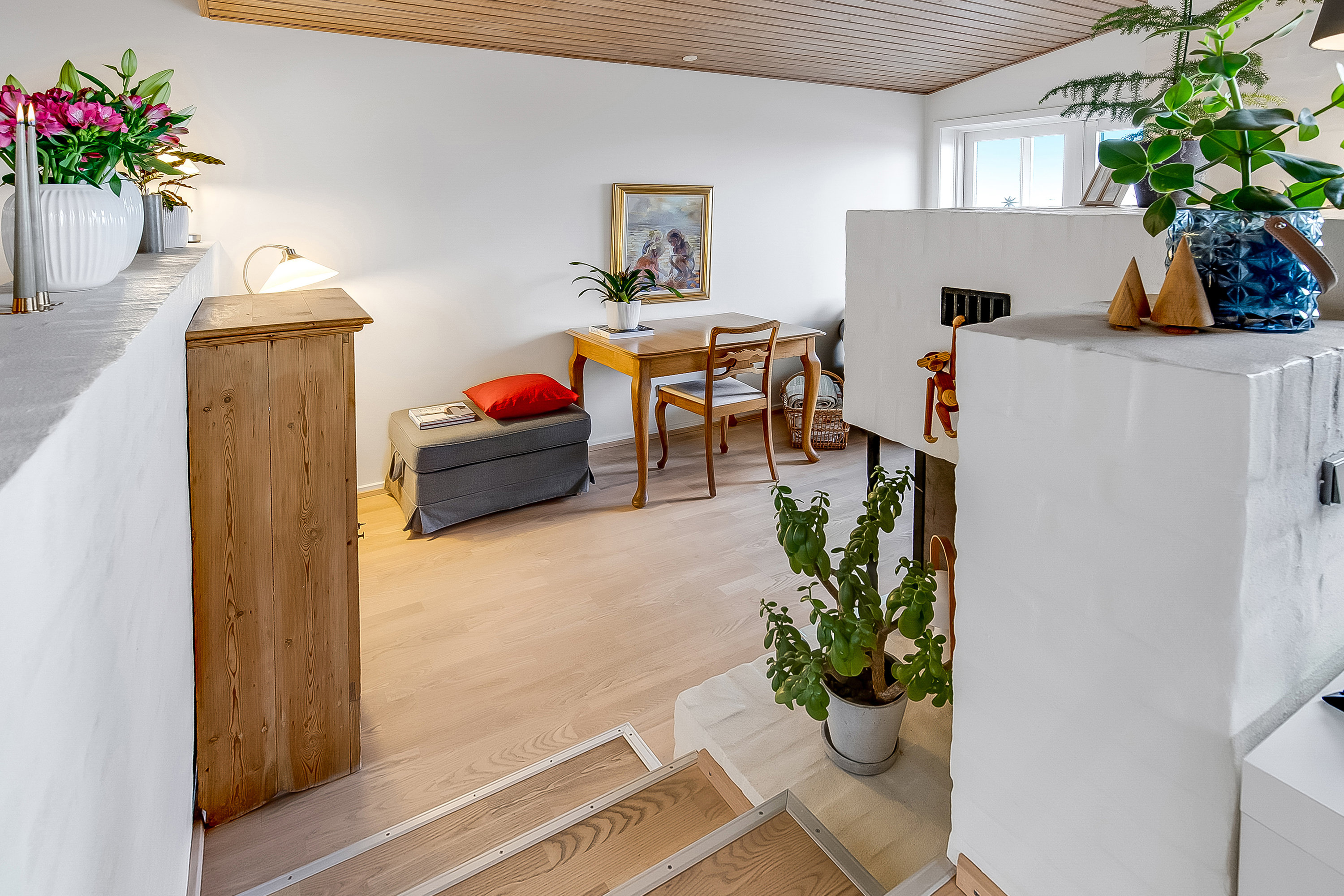 Fremhævet pejsestue billede i fuldskærmstilstand. Billede af Poul Møllers Vej 8, 6000 Kolding