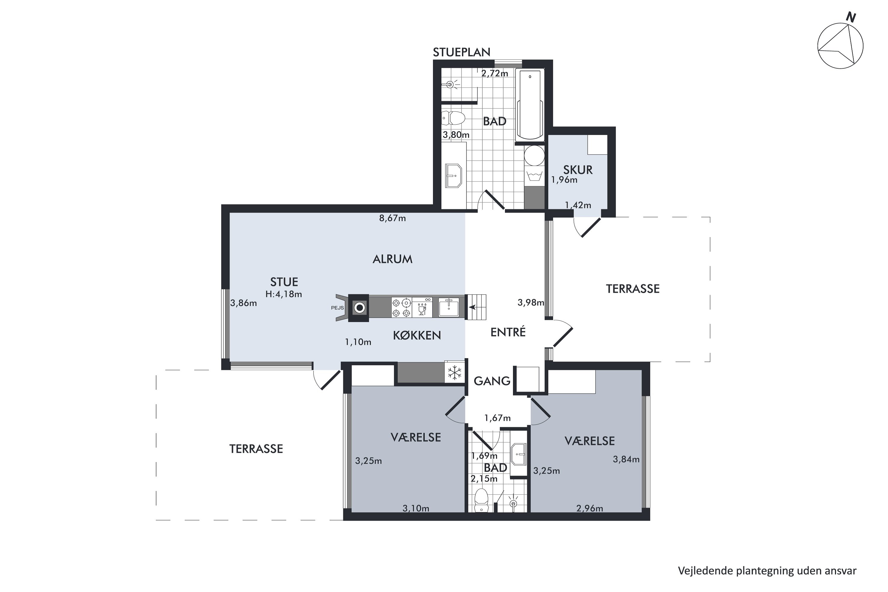 Plantegninger billede af Havnen 32, Øster Hurup, 9560 Hadsund