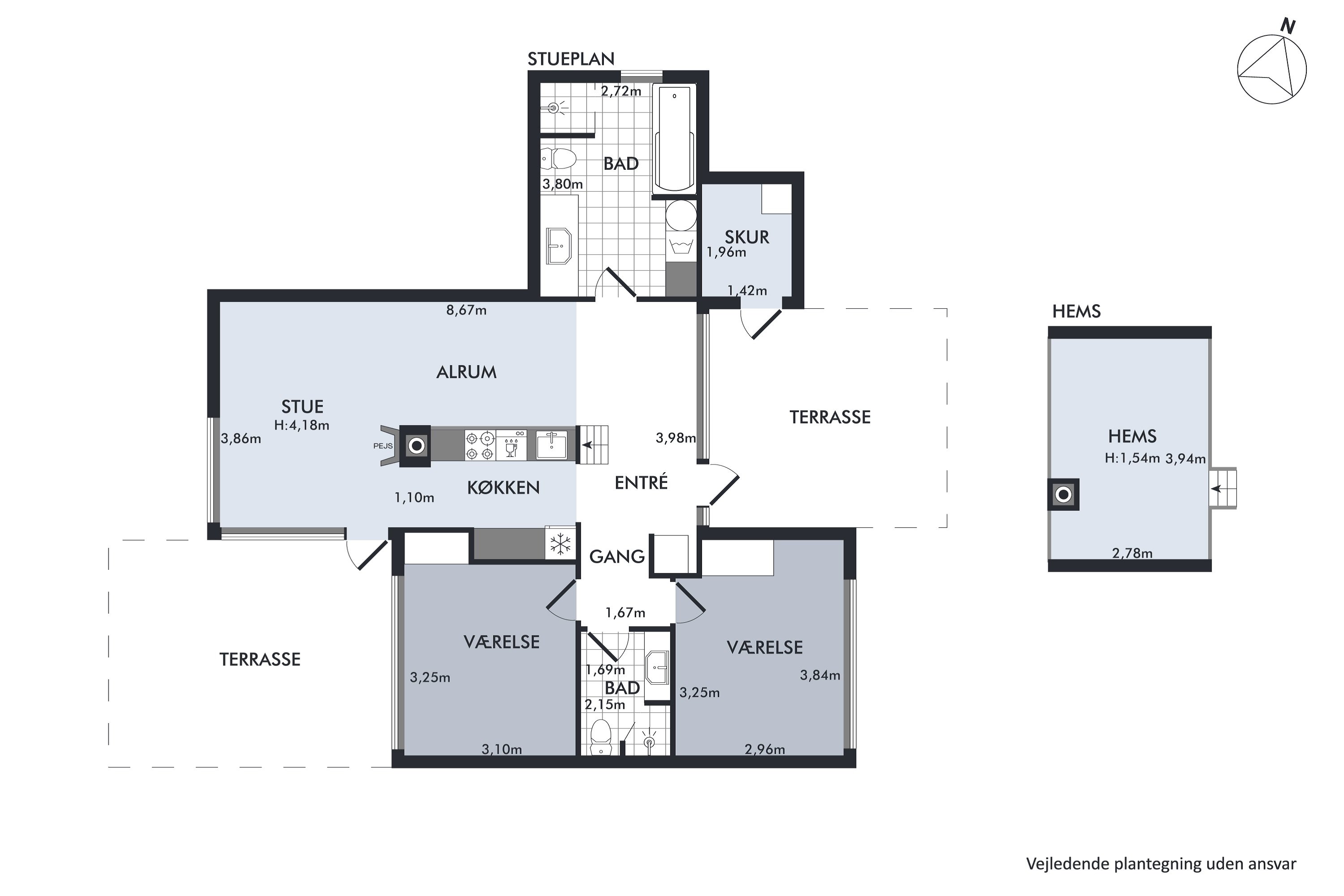 Plantegninger billede af Havnen 32, Øster Hurup, 9560 Hadsund