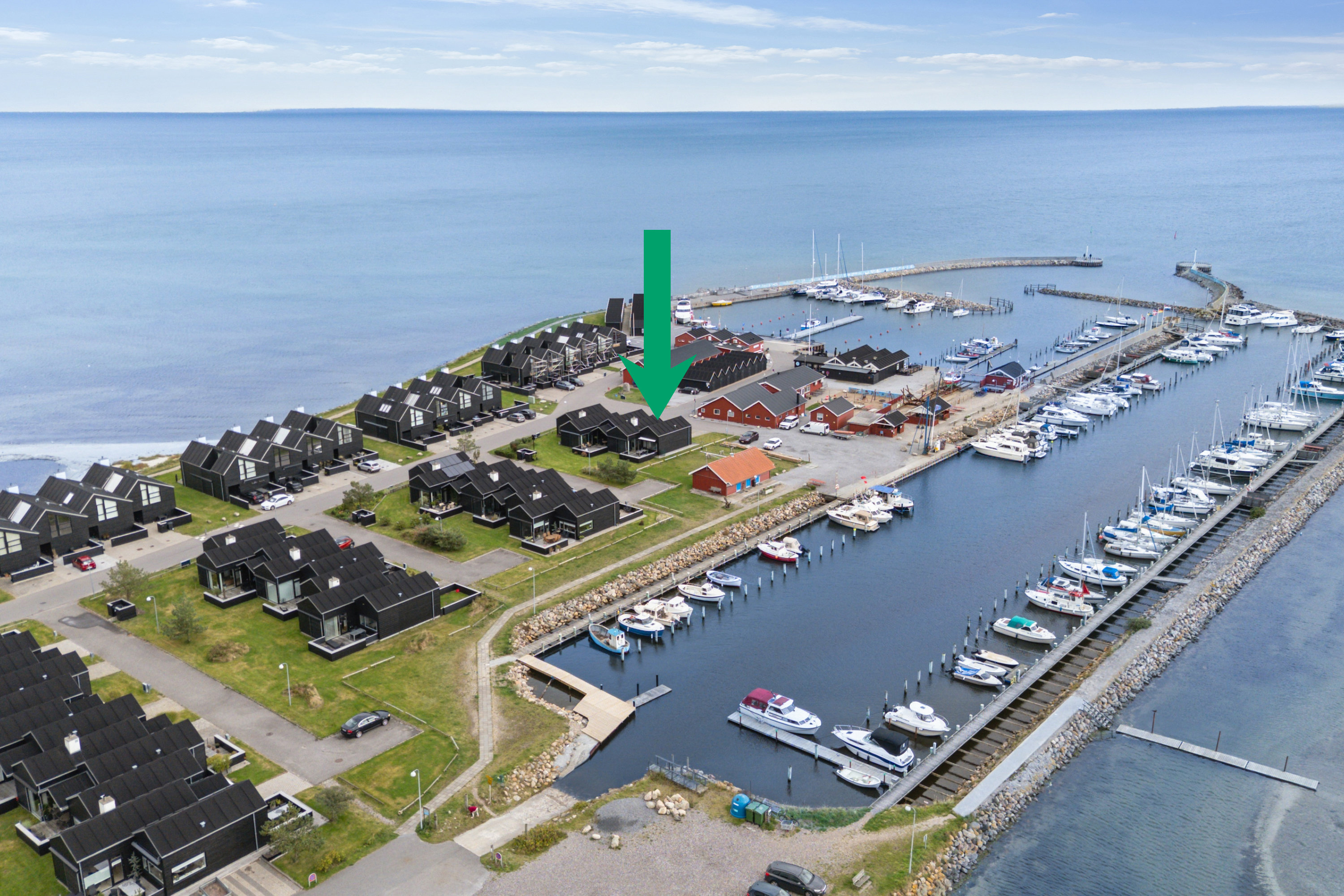 Fremhævet udsigt billede i fuldskærmstilstand. Billede af Havnen 32, Øster Hurup, 9560 Hadsund