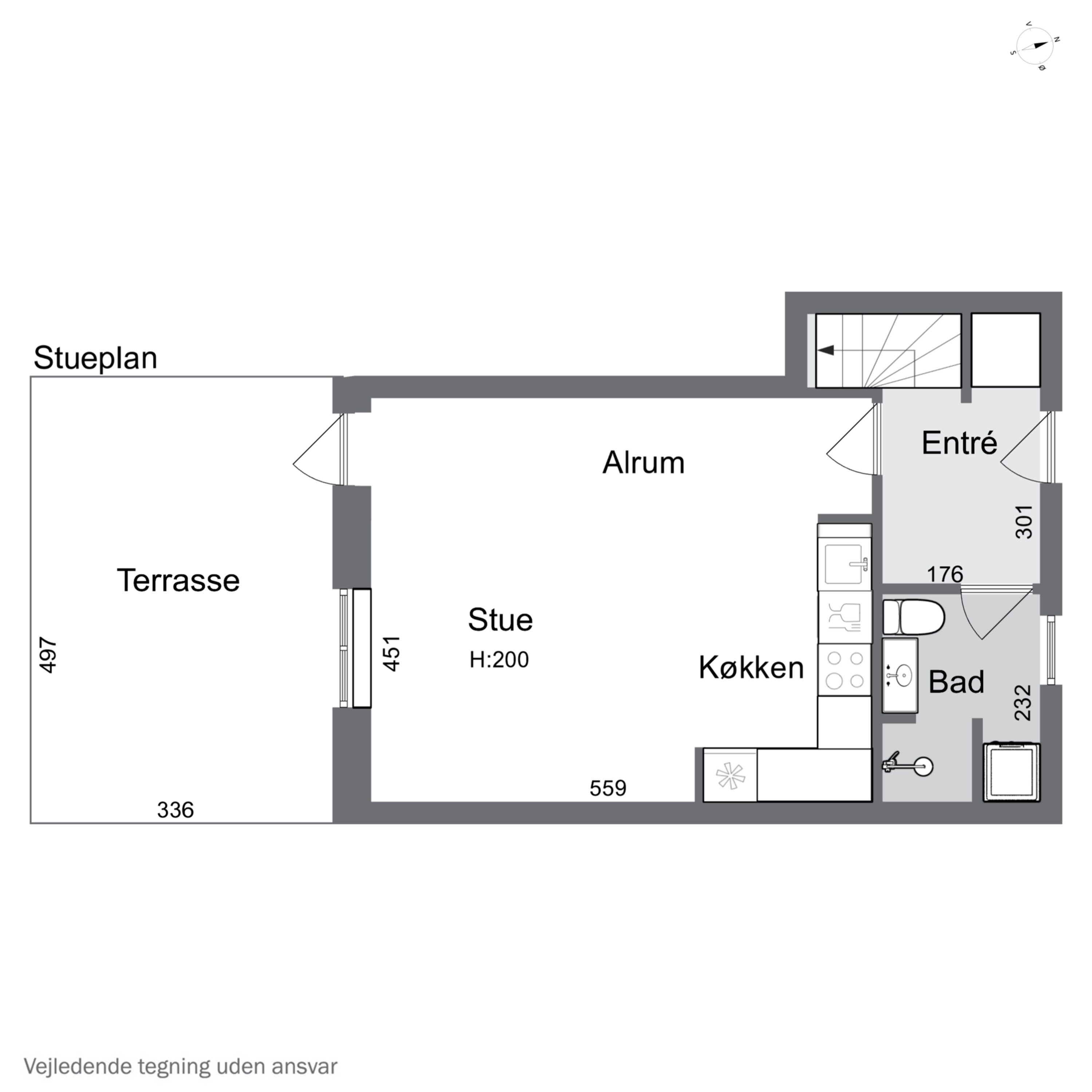 Plantegninger billede af Høstvej 6H, 2800 Kongens Lyngby
