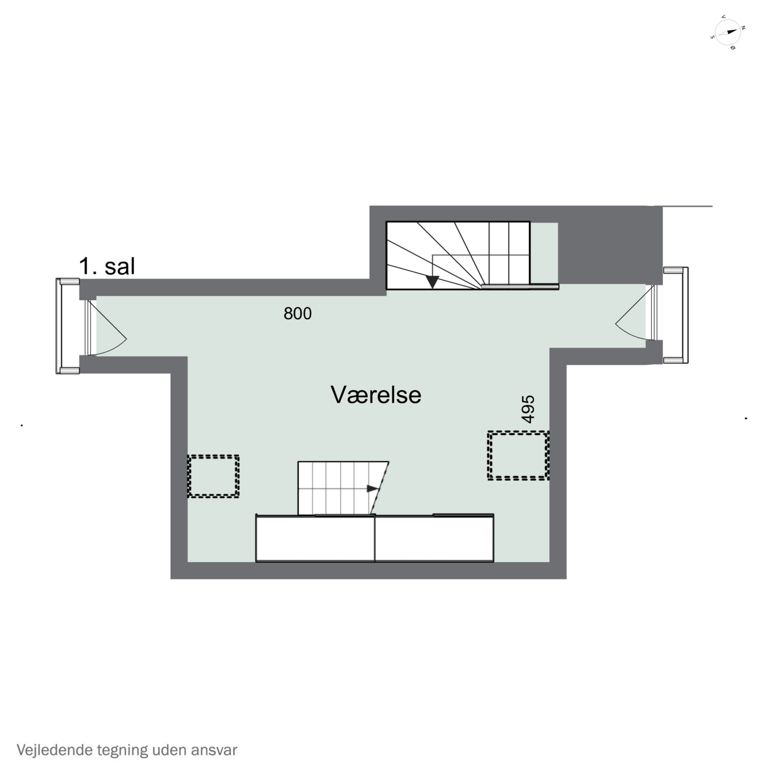 Plantegninger billede af Høstvej 6H, 2800 Kongens Lyngby