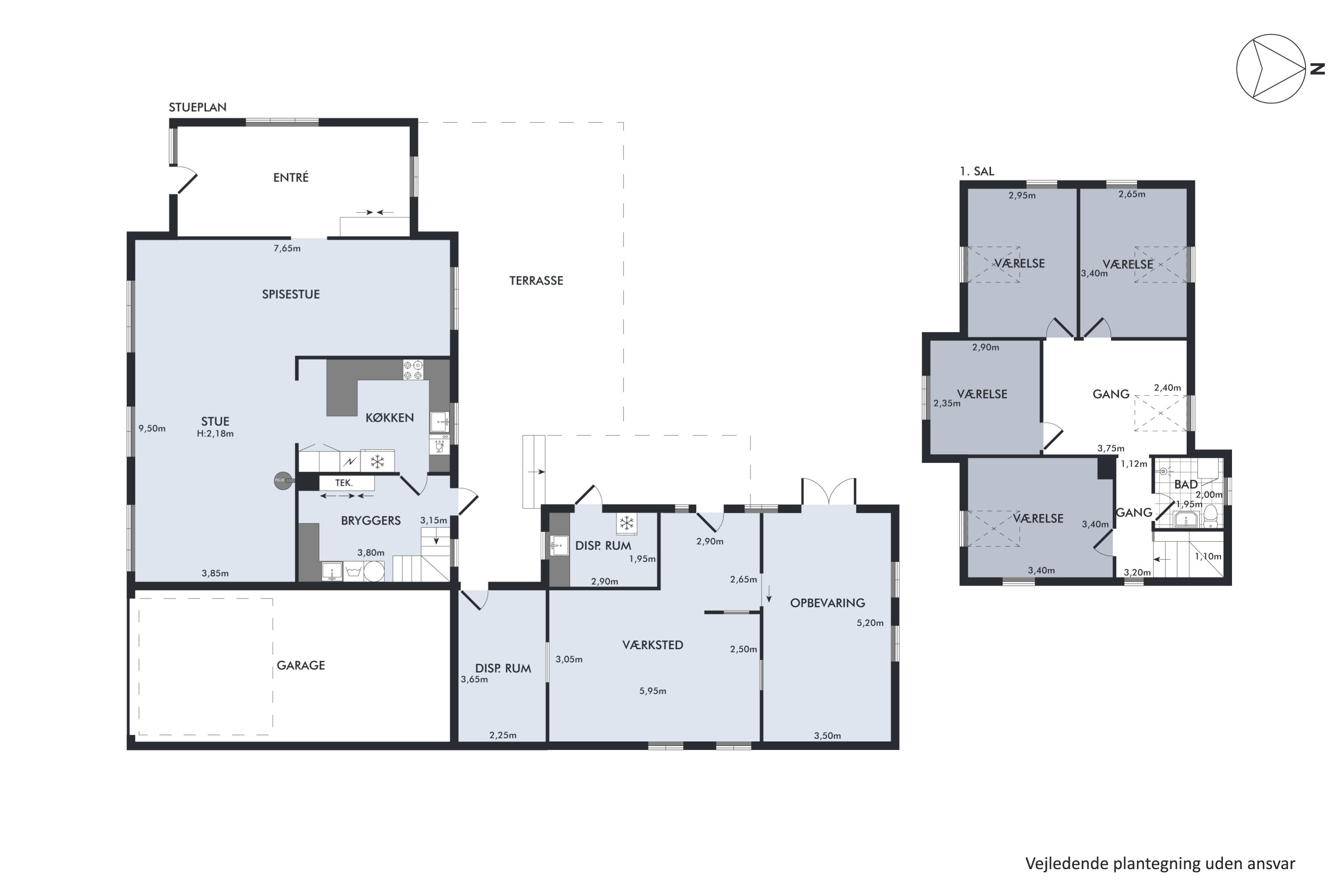 Plantegninger billede af Bytoften 3, Over Fussing, 8920 Randers NV