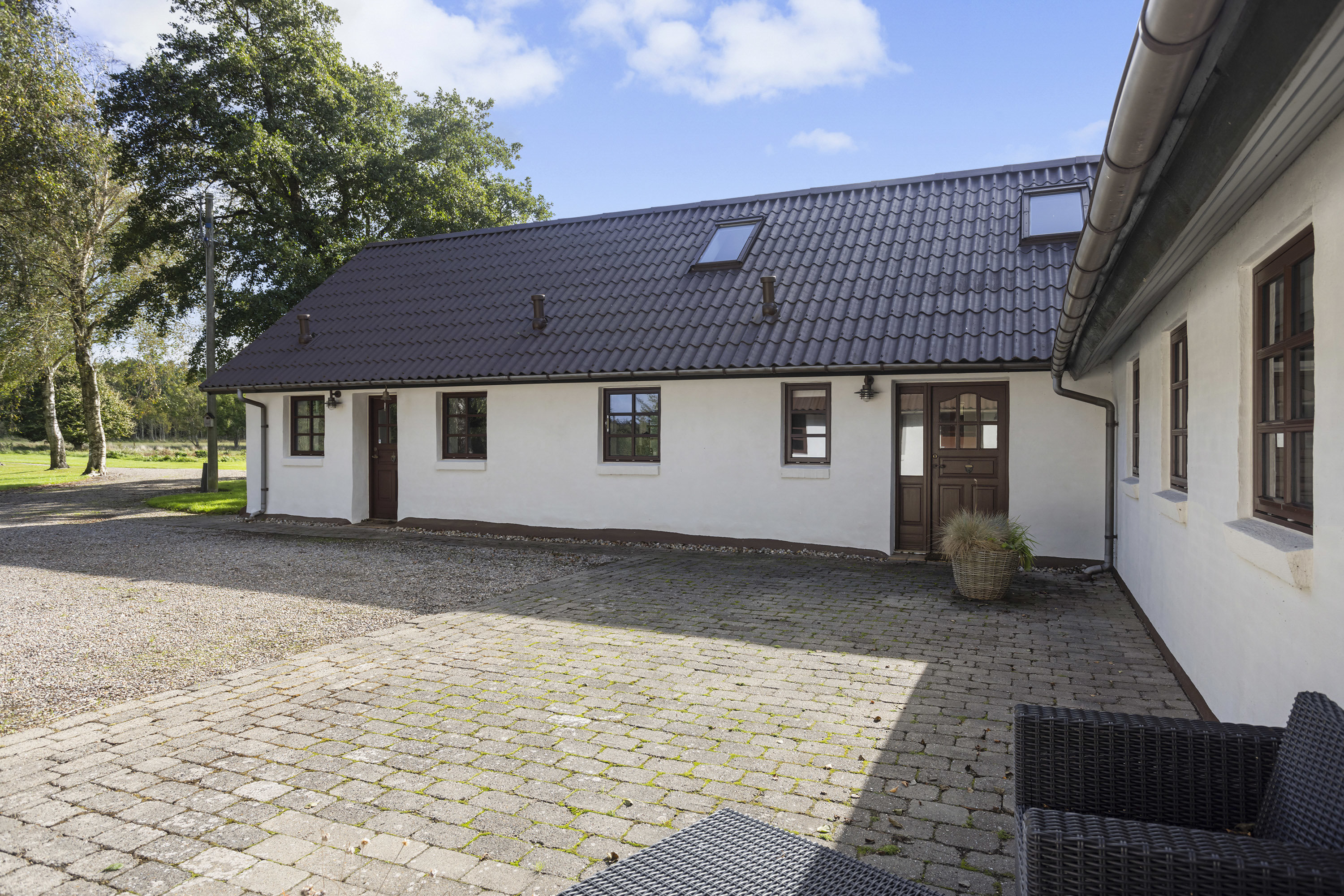 Fremhævet terrasse billede i fuldskærmstilstand. Billede af Solsbækvej 276, Lyngså, 9300 Sæby