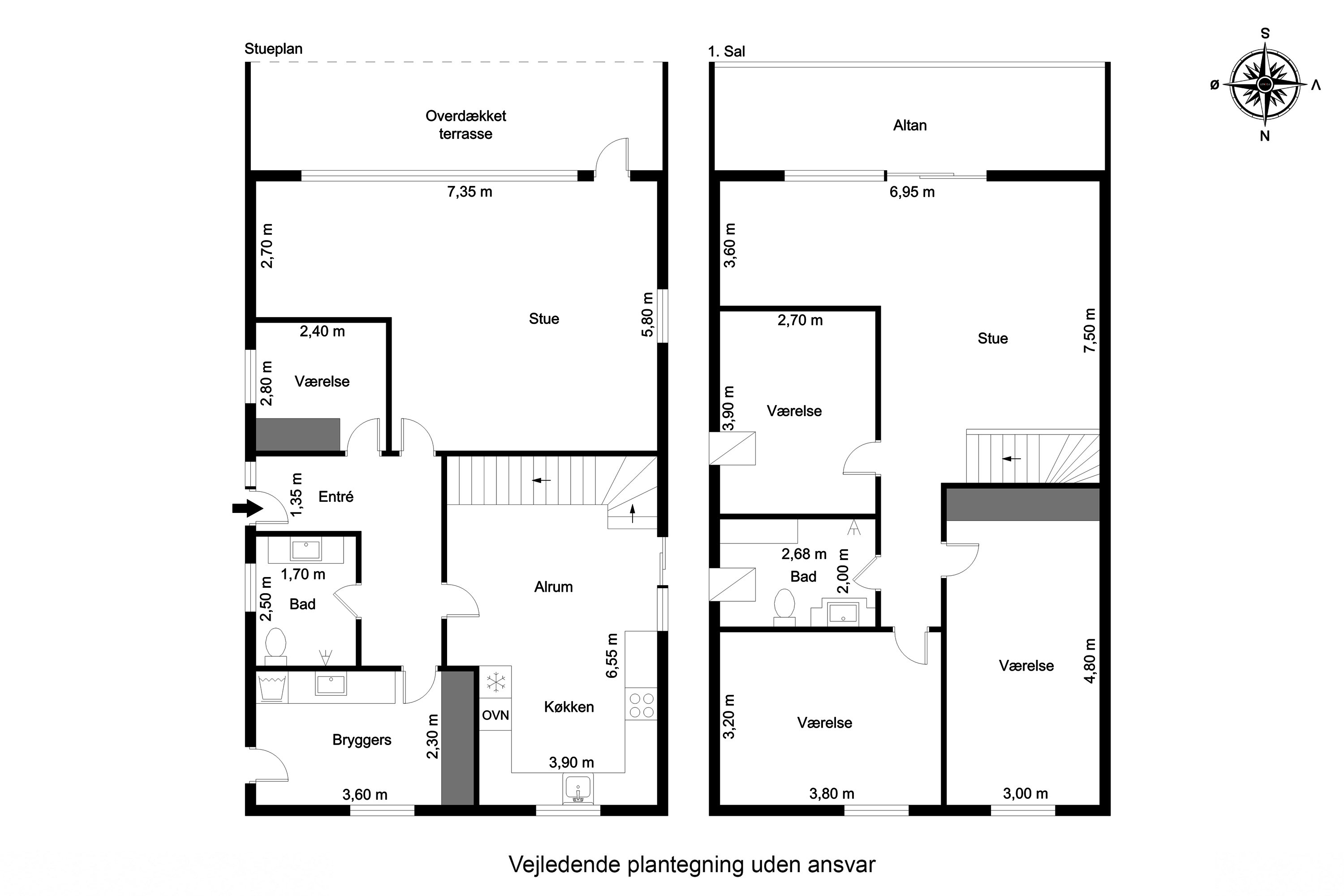 Plantegninger billede af Fasanvej 6, 8544 Mørke