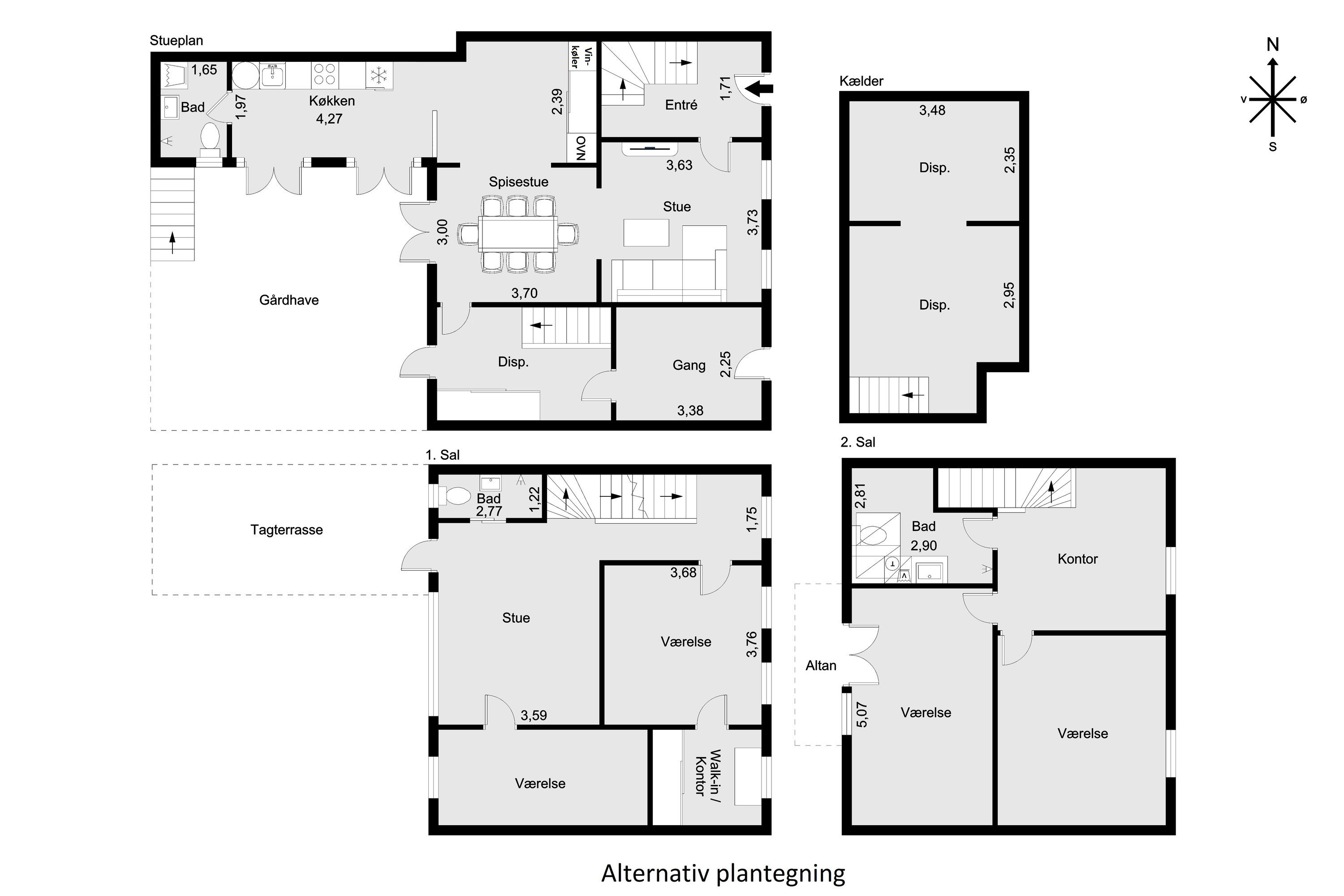 Plantegninger billede af Bülowsgade 8, 8000 Aarhus C