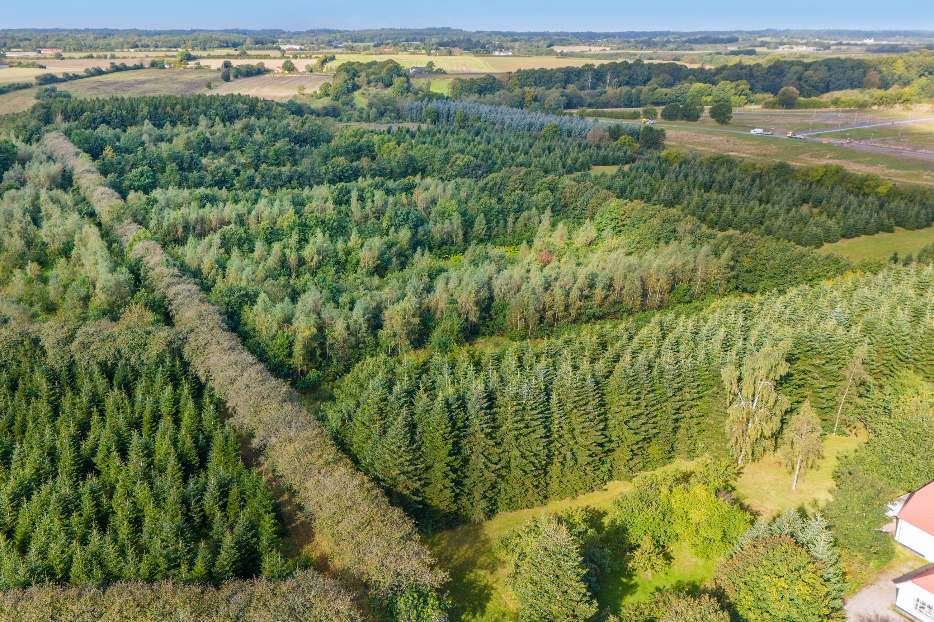 Fremhævet luftfoto billede i fuldskærmstilstand. Billede af Koldingvej 86, Vester Nebel, 6040 Egtved