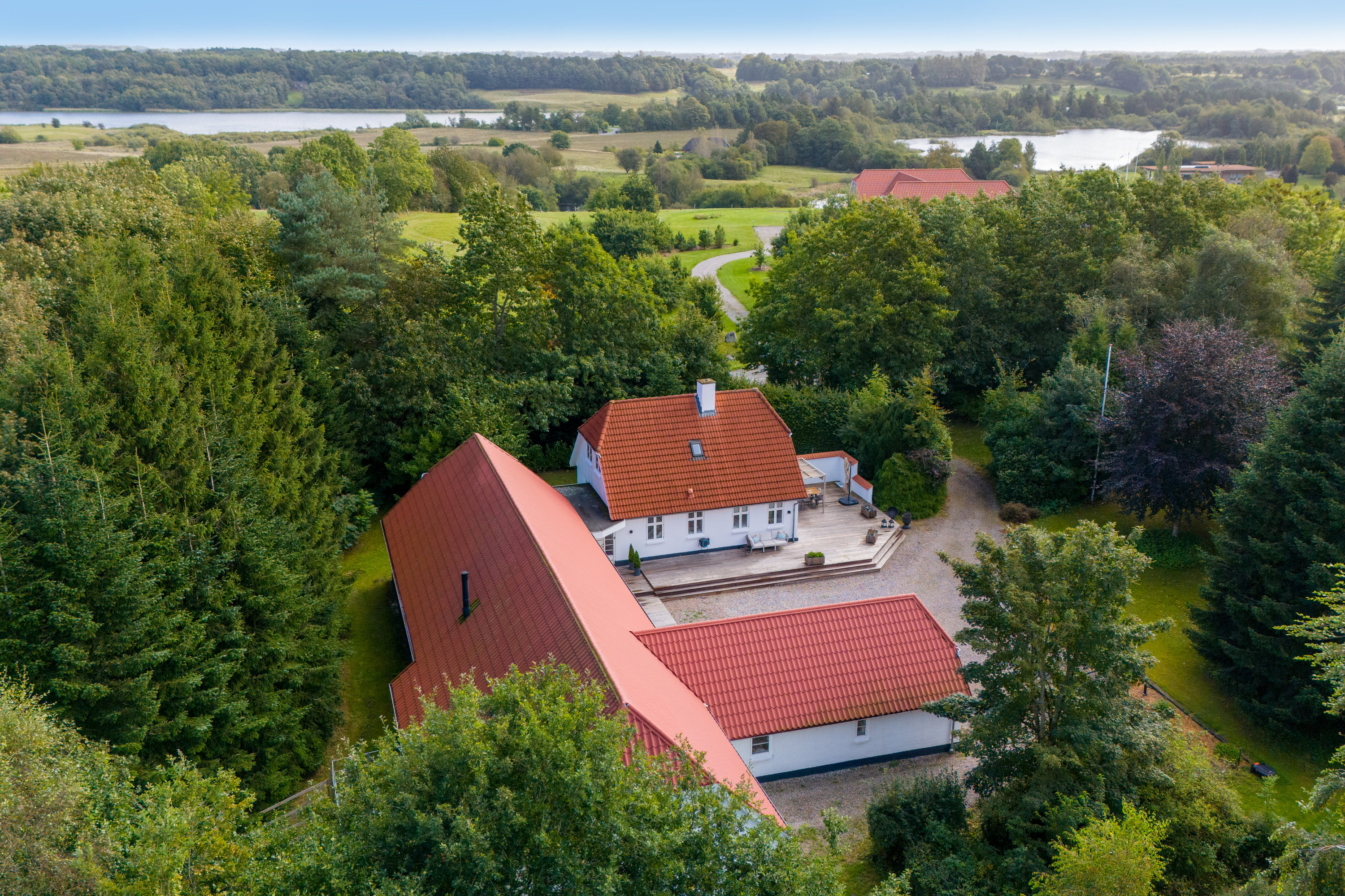 Fremhævet luftfoto billede i fuldskærmstilstand. Billede af Koldingvej 86, Vester Nebel, 6040 Egtved