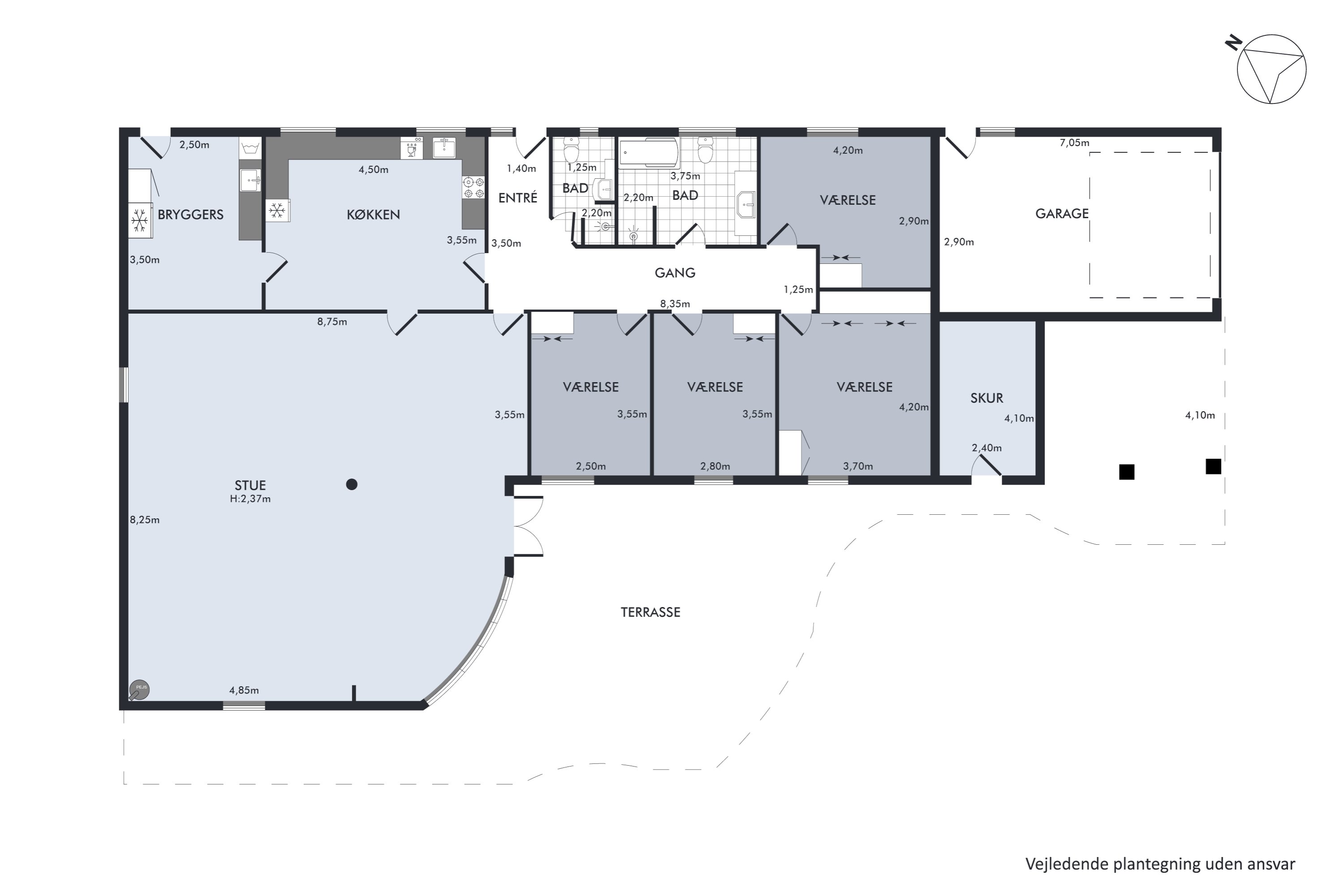 Plantegninger billede af Demstrupvej 43, 8930 Randers NØ
